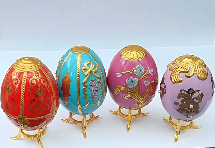 Fabergé egg - No - Faberge - 22kt gold