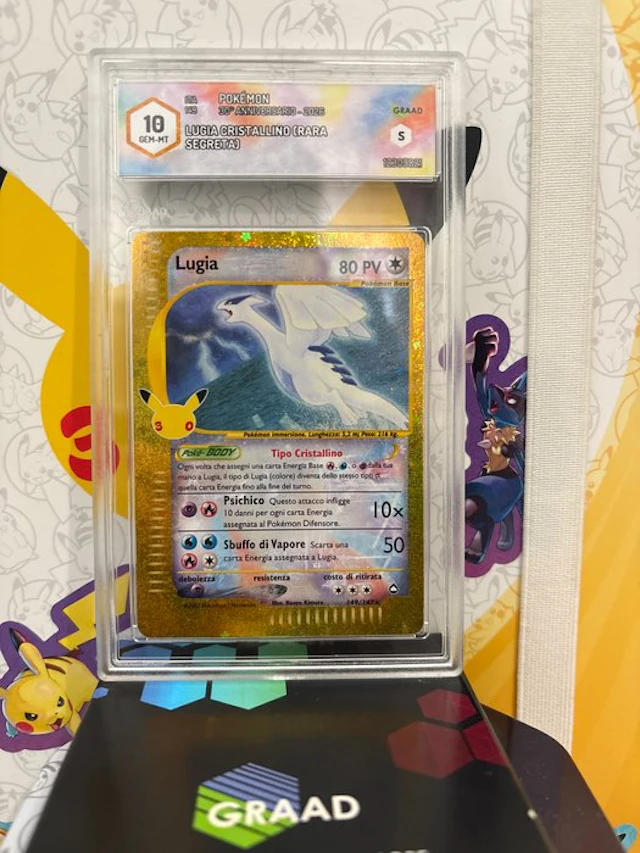 Pokémon - 1 Graded card - Lugia Foil