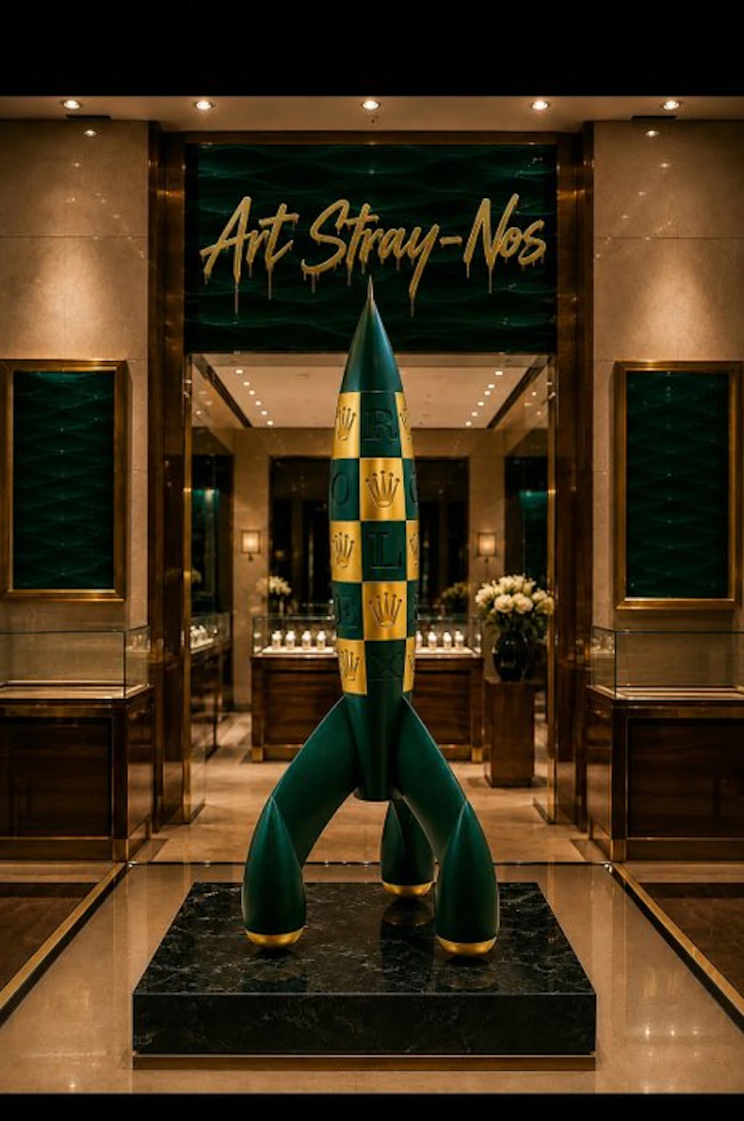 Art Stray-Nos - New collection " Rolex en orbite et vers l'infini ... "