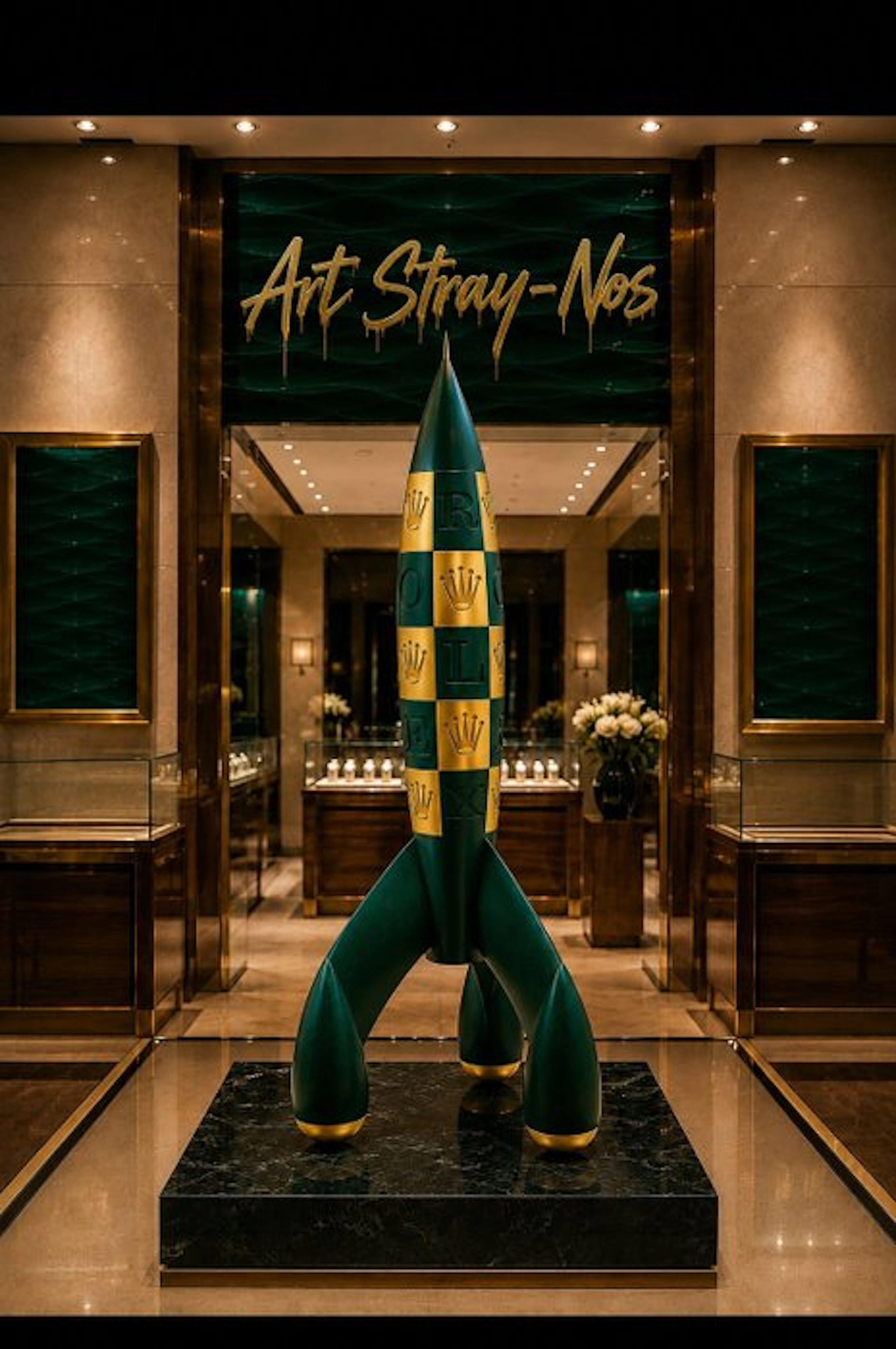 Art Stray-Nos - New collection " Rolex en orbite et vers l'infini ... "