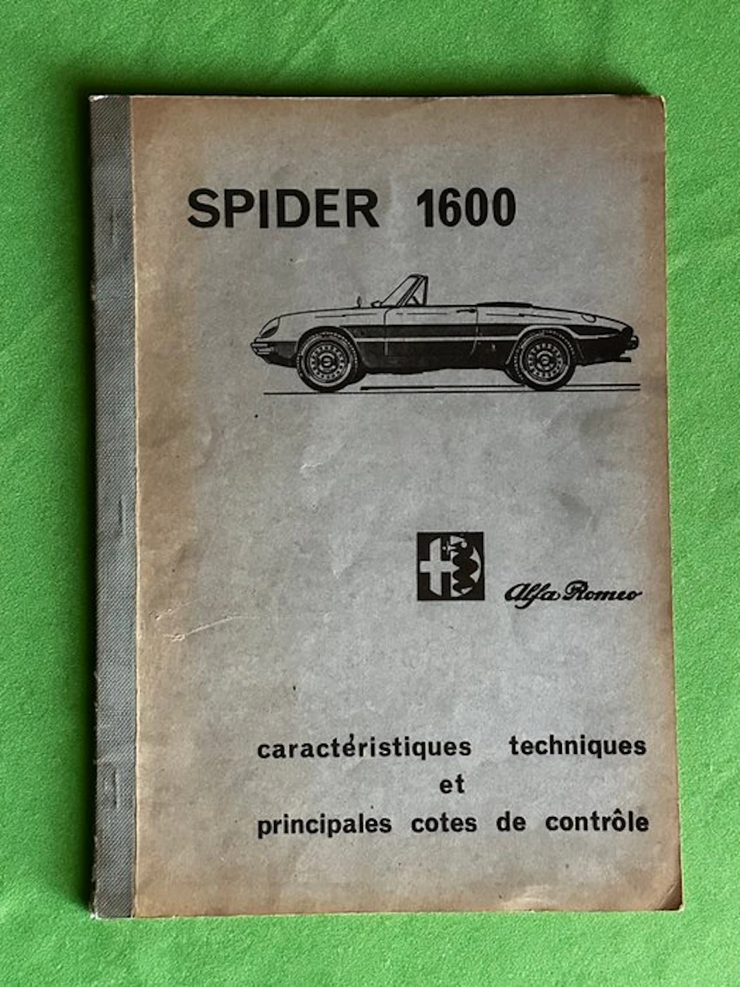 Manual - Alfa Romeo - Spider 1600 - 1966