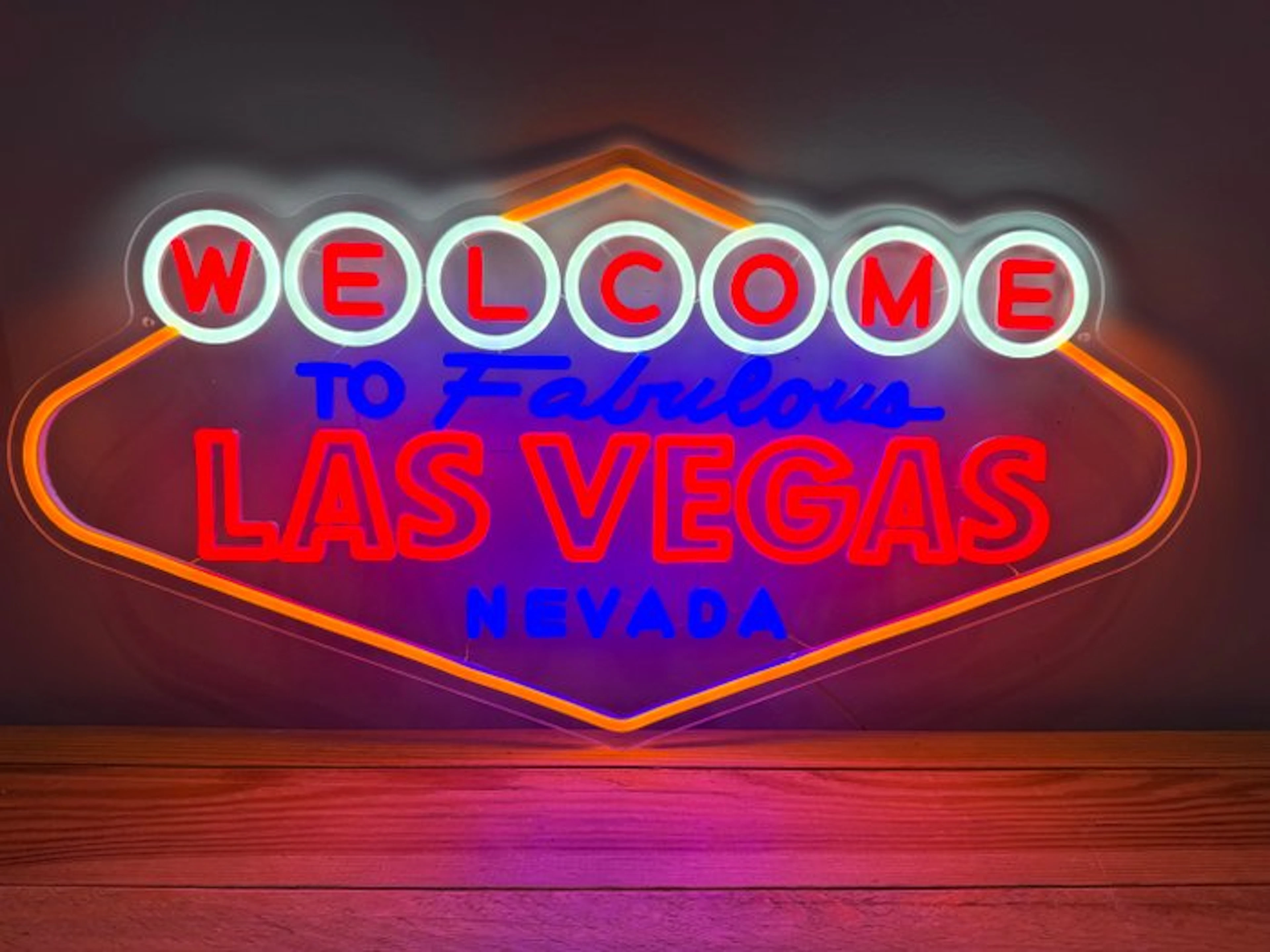 Las Vegas - Neon light sign - Plexiglass