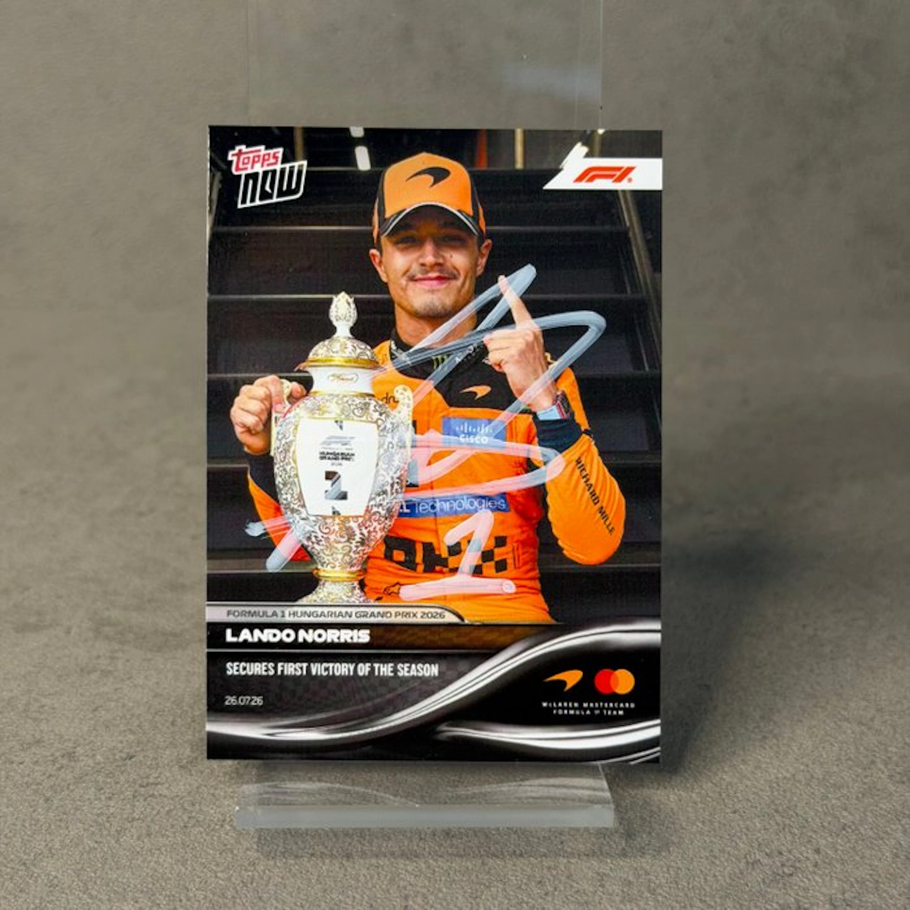 Mclaren - Topps Now - Secures First Victory of the Season...