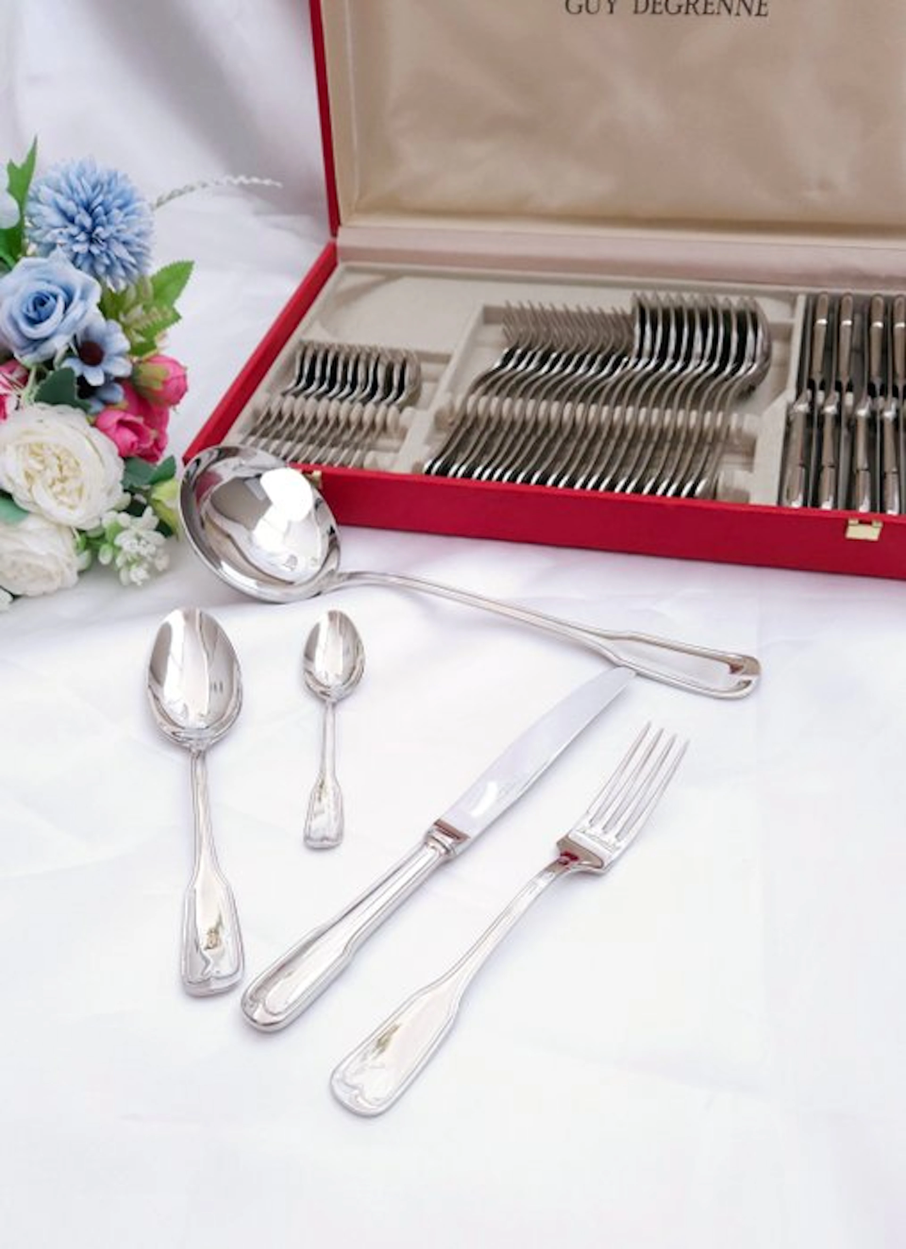 Guy Degrenne - Cutlery set (49) - Fillet - 18/10 stainless steel