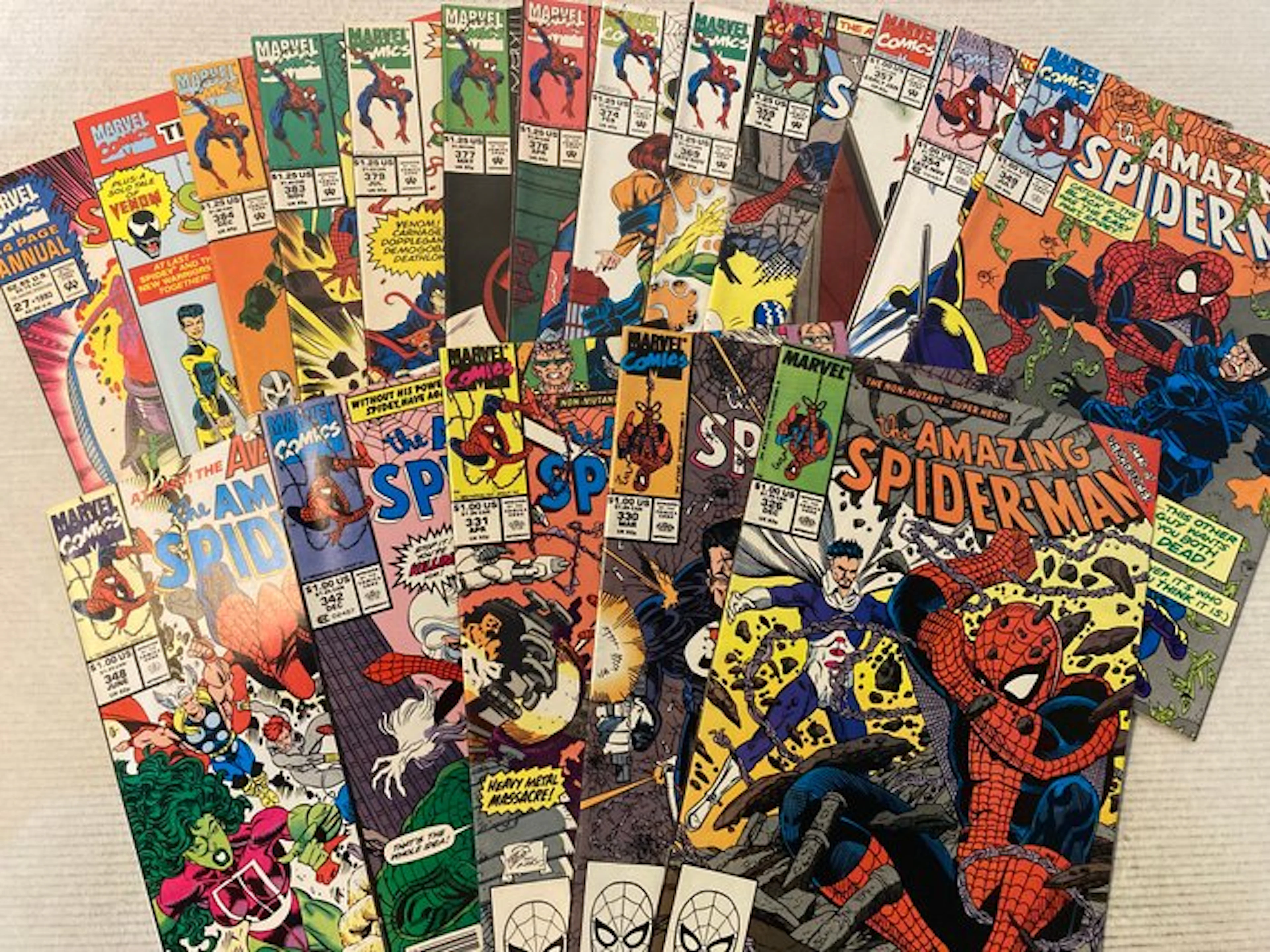The Amazing Spider-Man (1963) 18 comics in Range # 326 to...