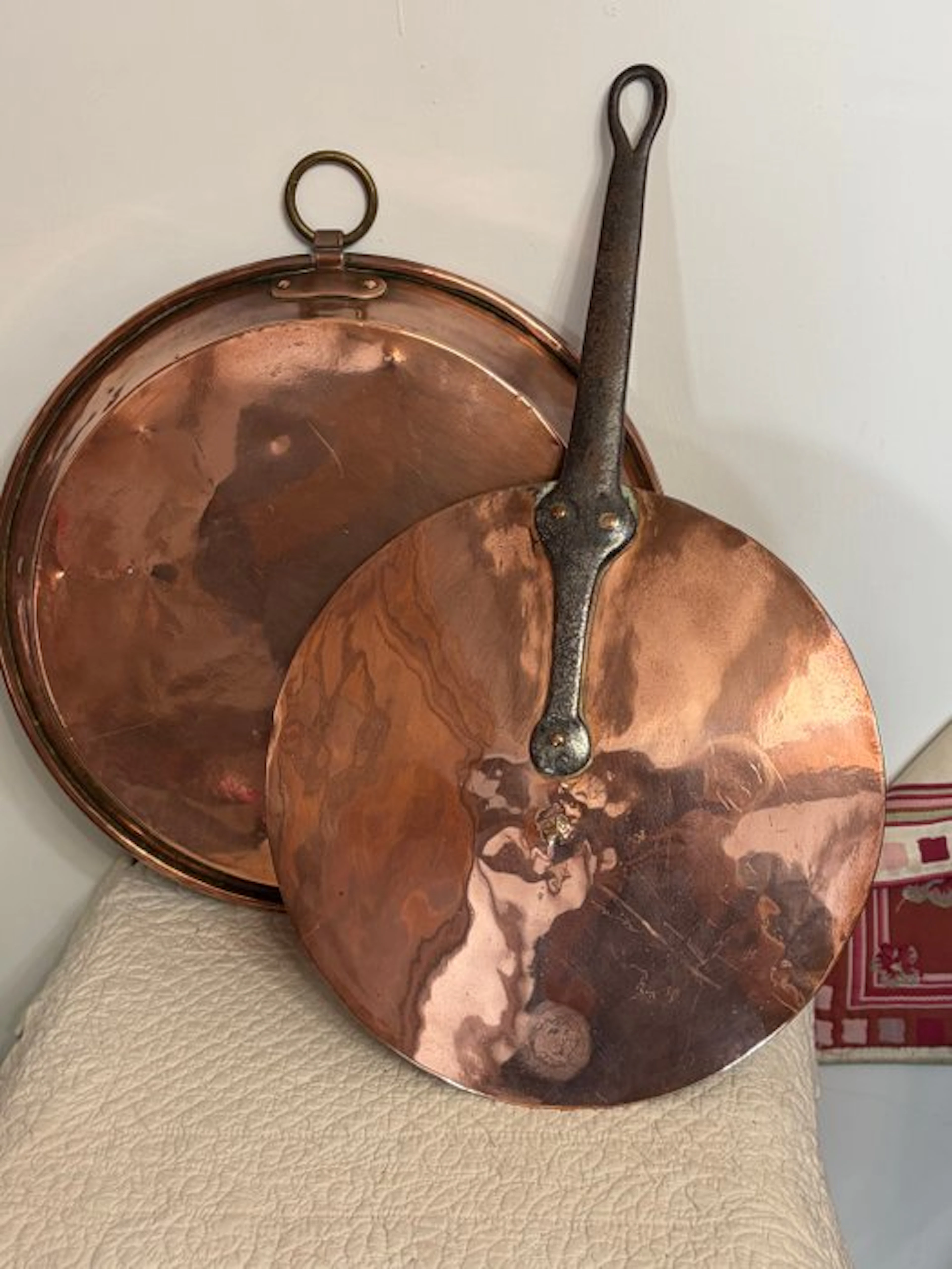 Serving utensil (2) - Copper - 1750-1800 - ancient copper