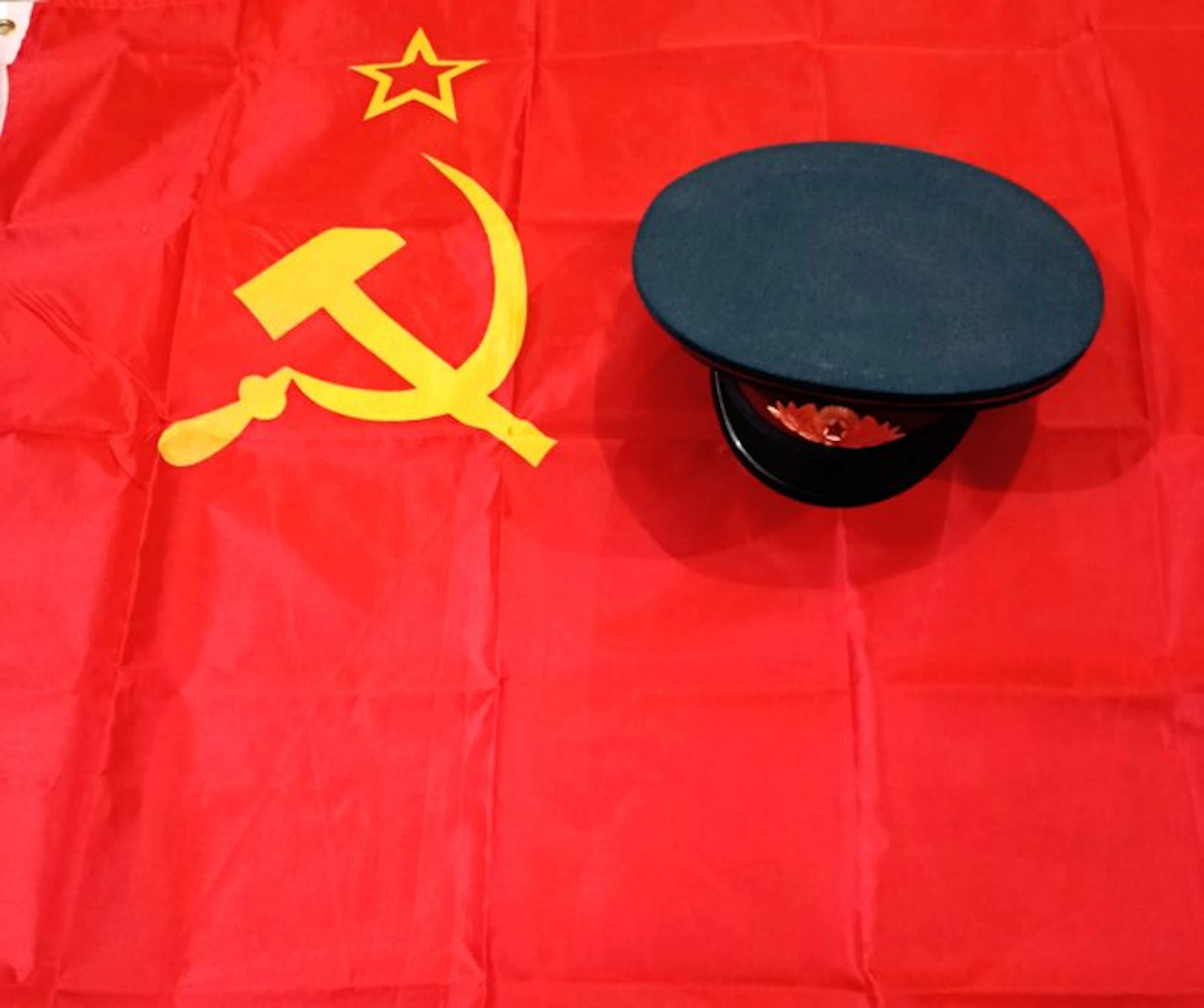 Russia - USSR 1989 parade military cap & New Soviet Union...