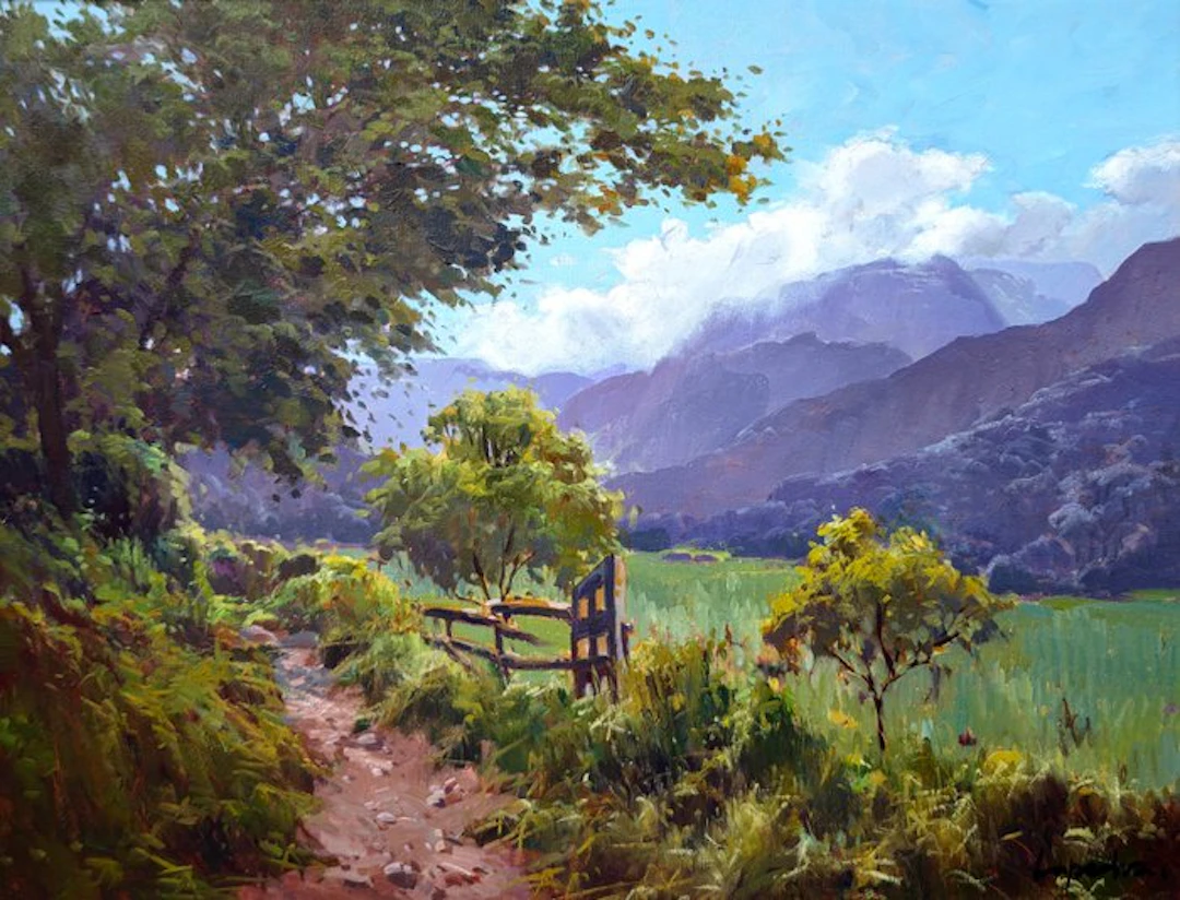 Miguel Lapiedra Blasco (XX) - Le Sentier de la montagne
