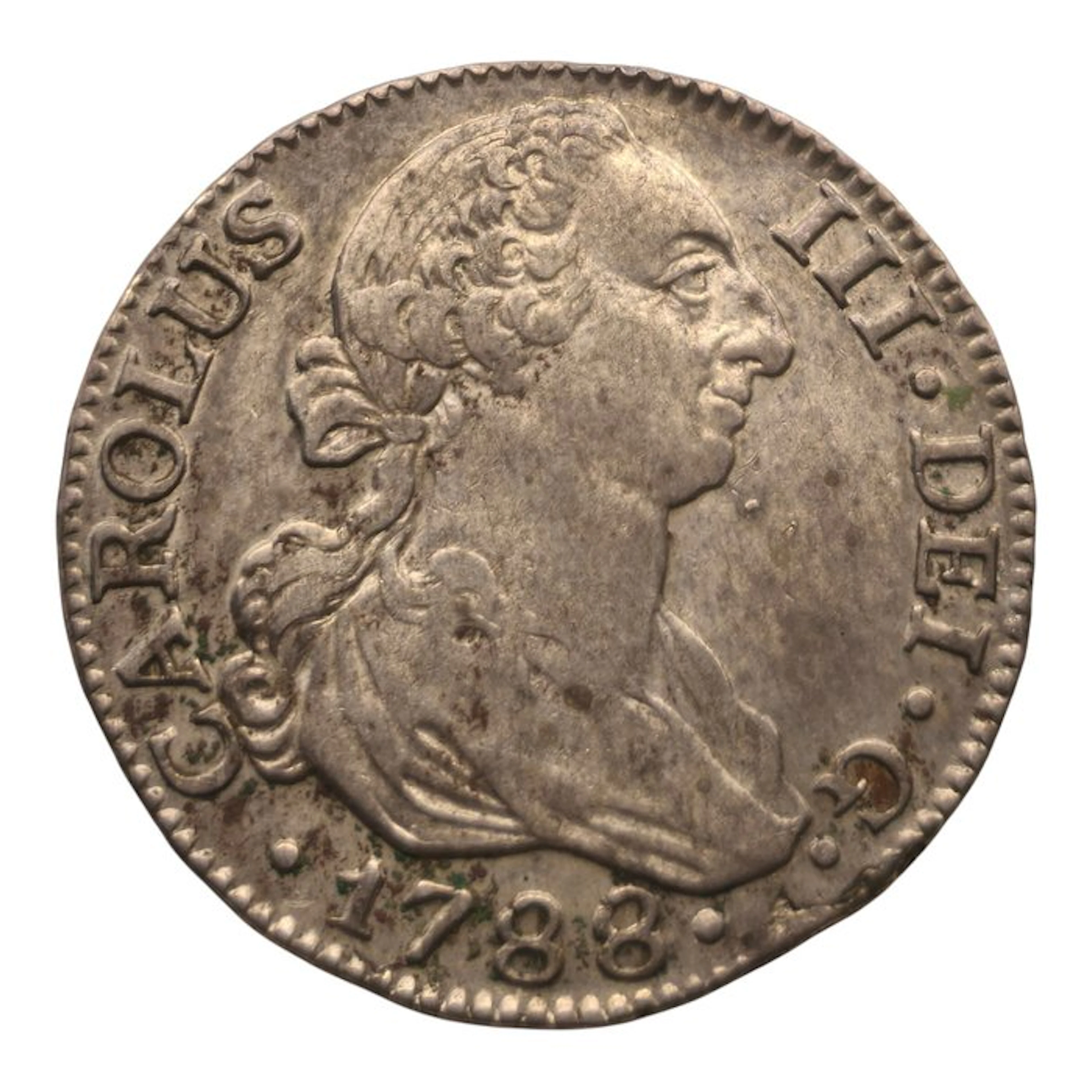 Spain. Carlos III. 2 Reales 1788 Madrid M
