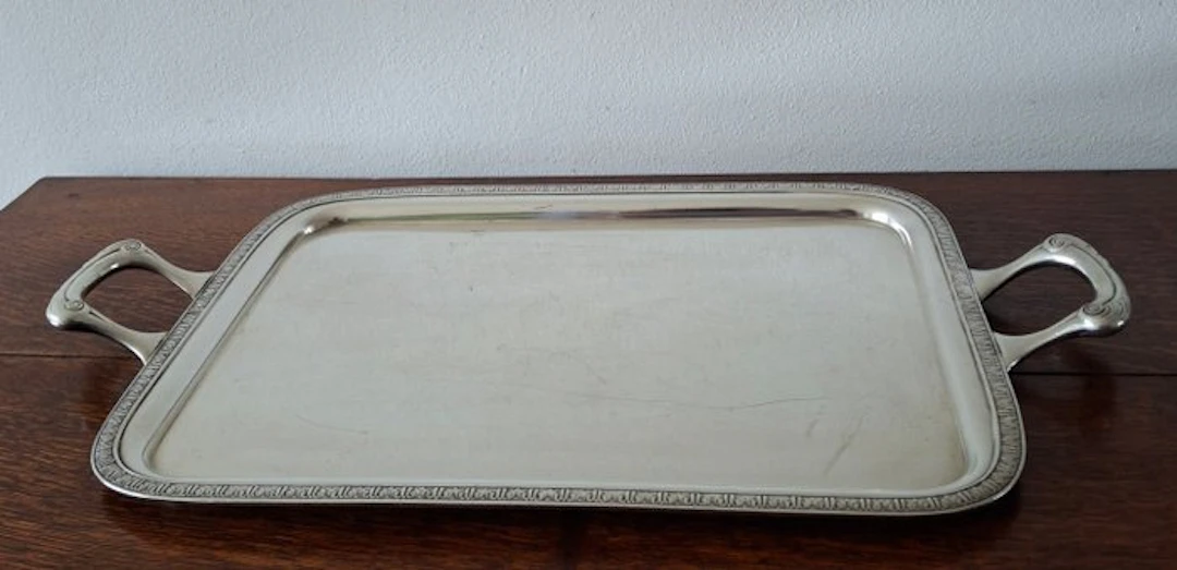 Manning-Bowman Meriden Connecticut - Tray - 2214 - Silver plated brass