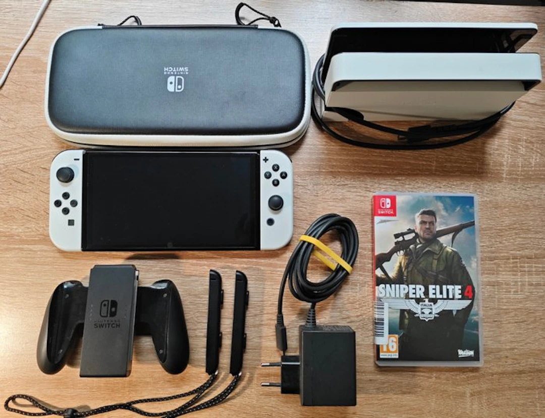 Nintendo - Switch - Nintendo Switch OLED (White) Bundle...