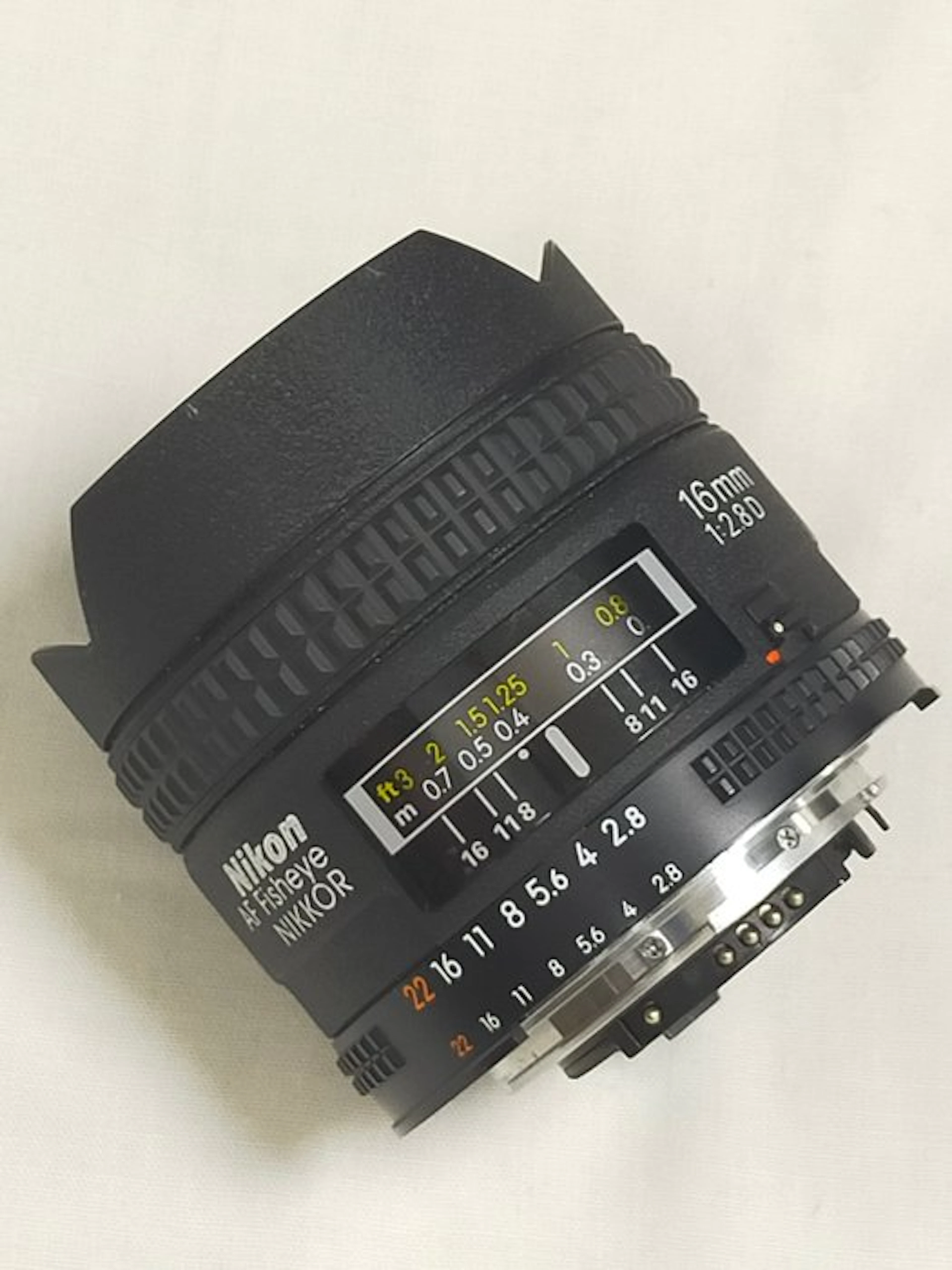 Nikon AF Fisheye 16mm 2.8 D Fisheye lens