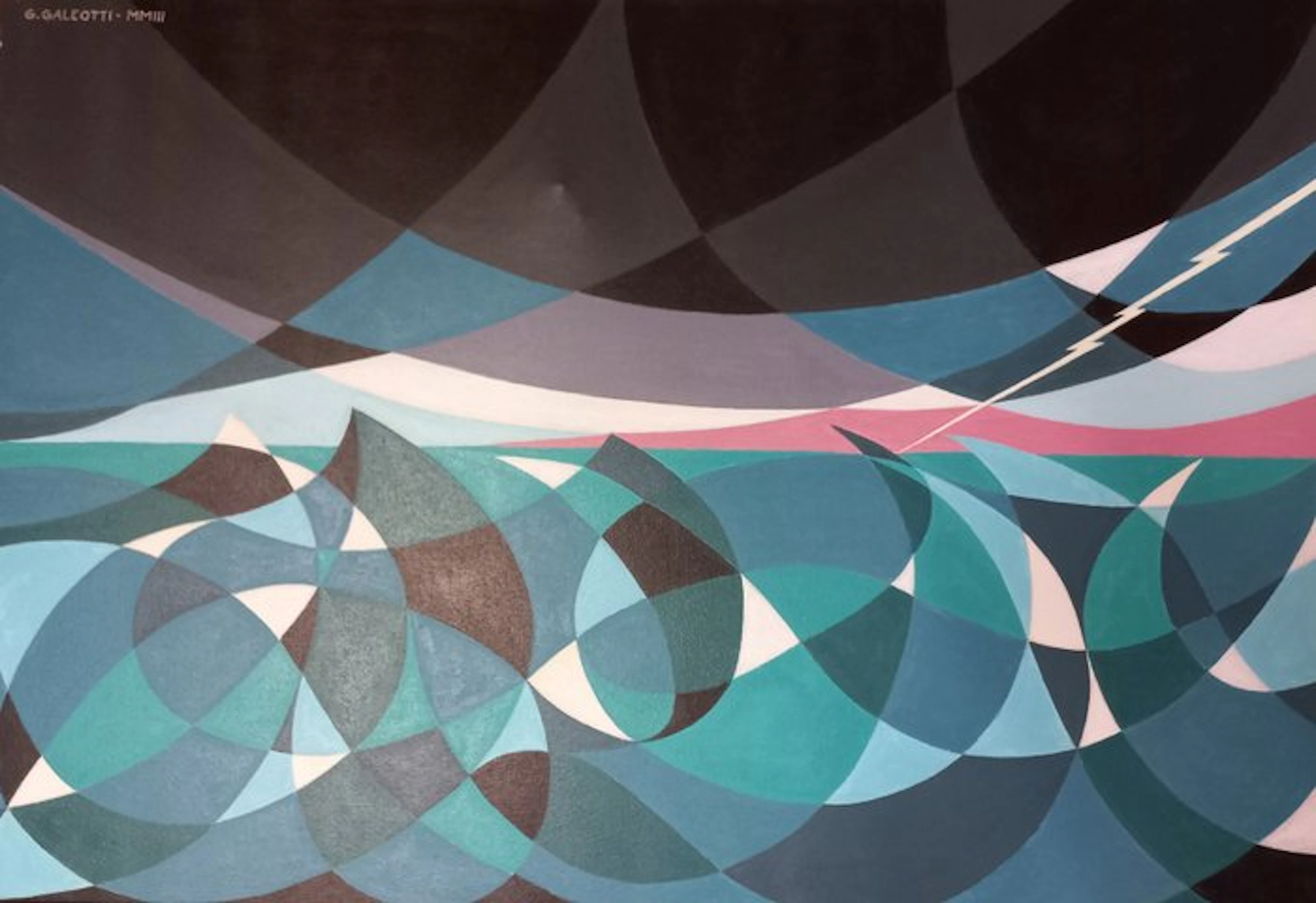 Giorgio Galeotti (1928-2012) - Tempesta sul mare