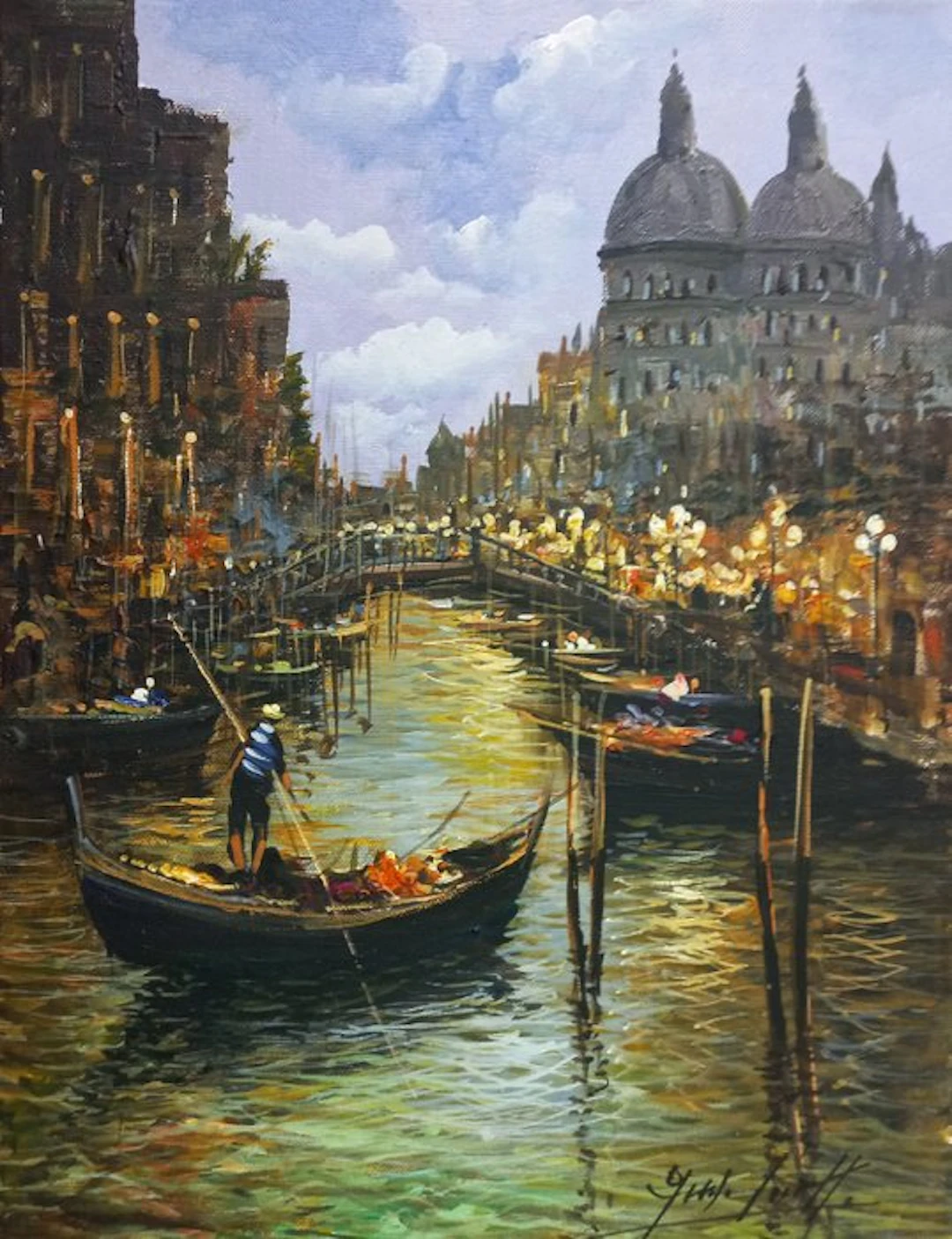 Guido Vuotto (1964) - Bella Venezia (impressionismo)