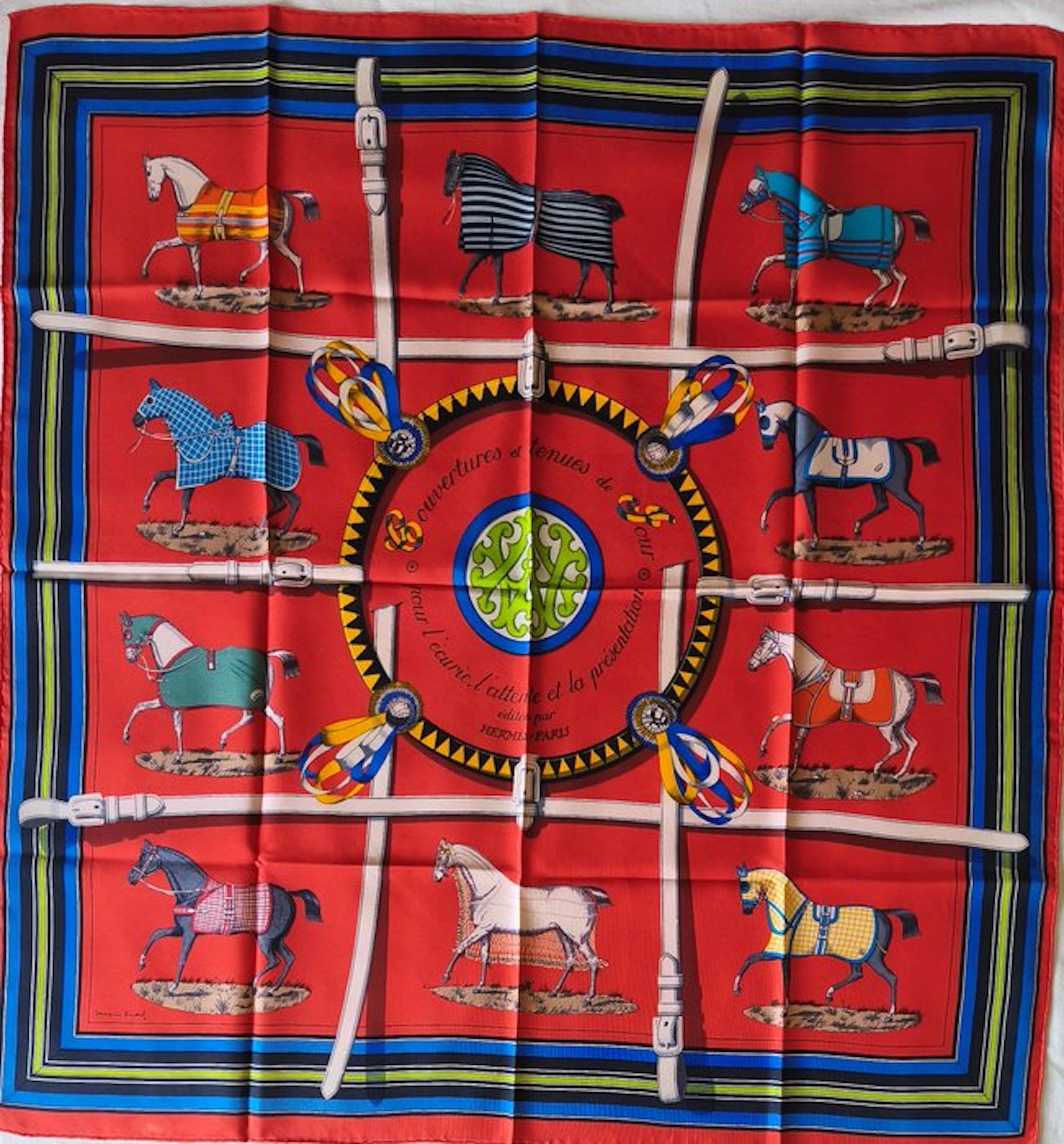 Hermès - COUVERTURES ET TENUES DE JOUR by Jacques Eudel. 1962 - Foulard