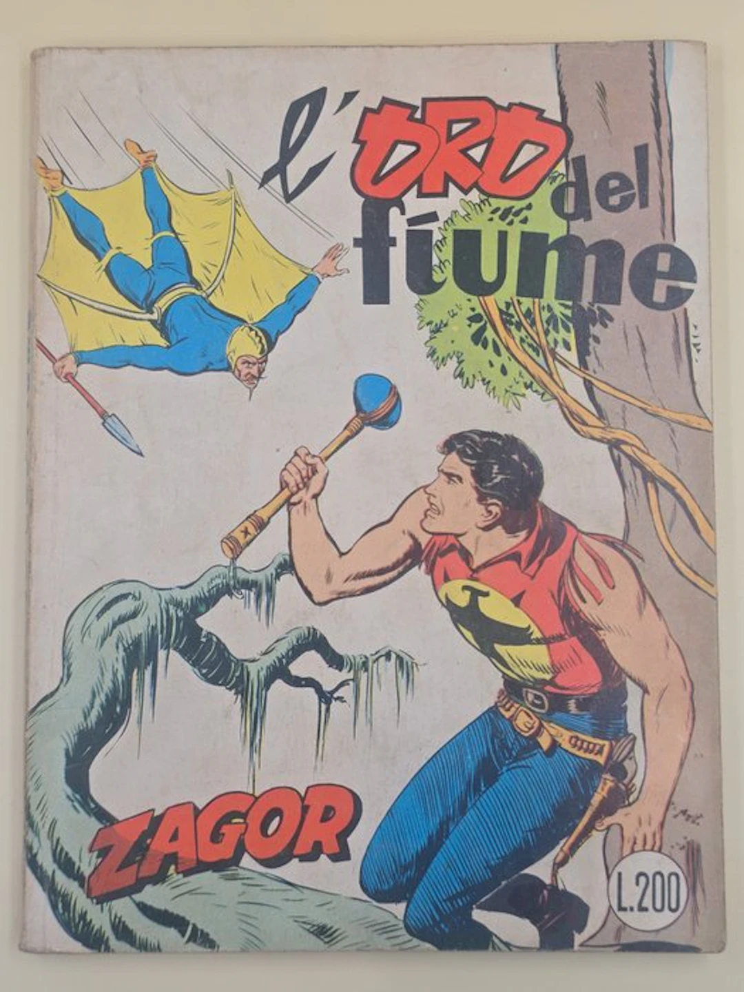 Zagor n. 54 - Collana Zenit Gigante originale "l'oro del fiume" - 1 Comic