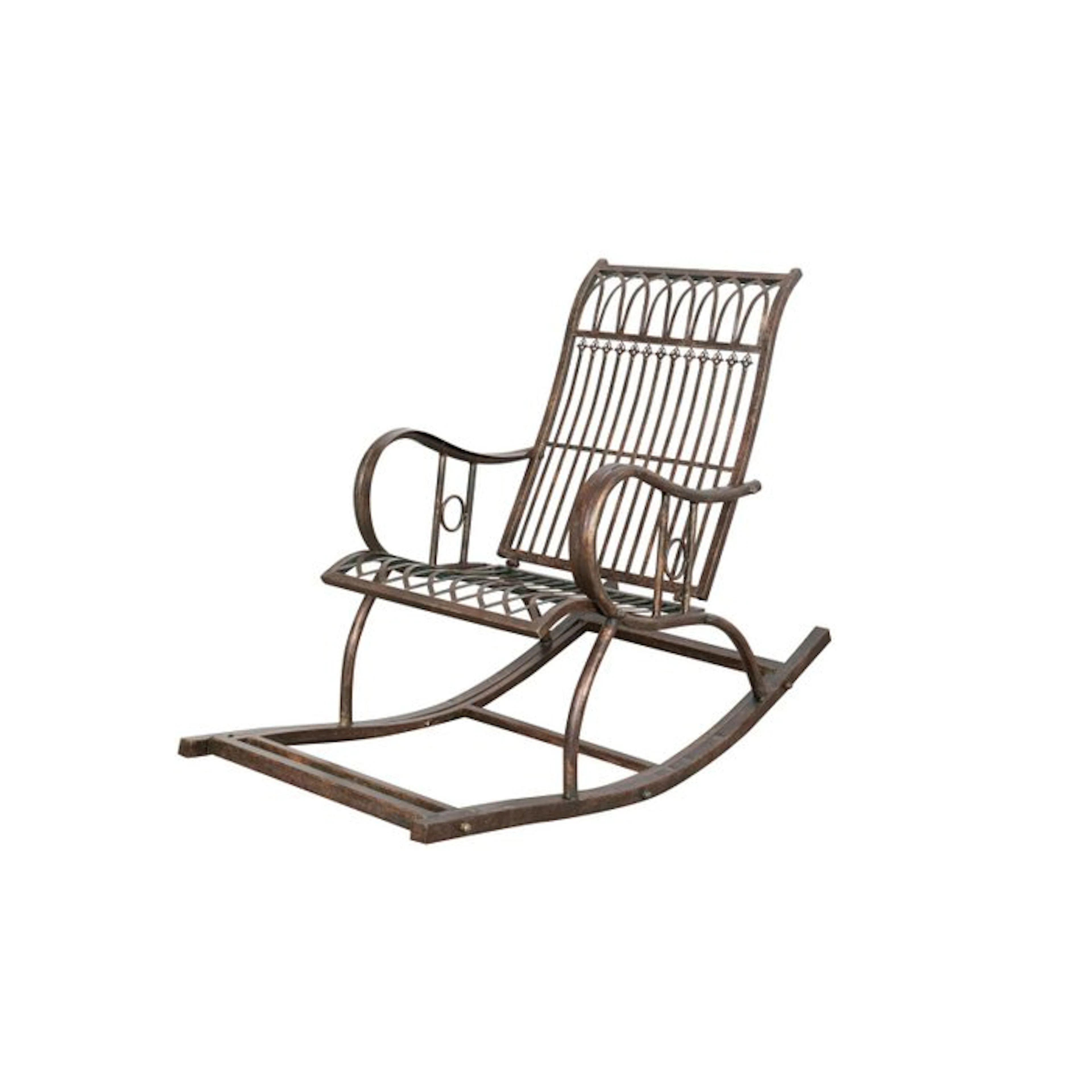 Rocking chair - Wrought iron - rocking chair