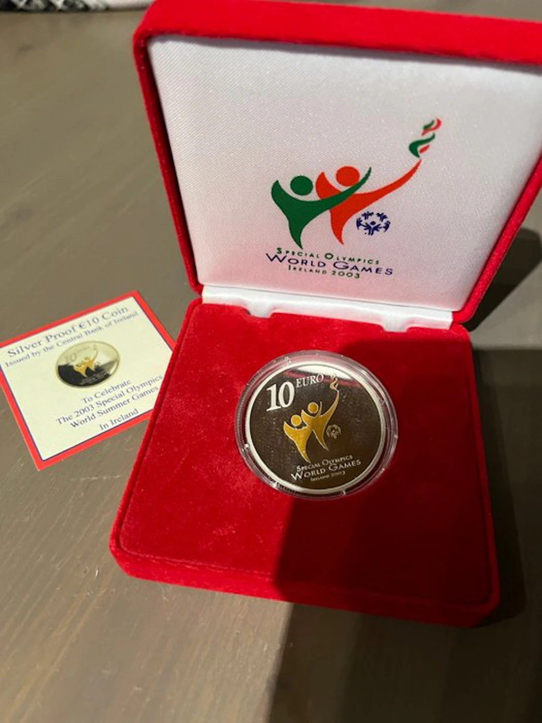 Ireland. 10 Euro 2003 "Special Olympics World Games" Proof (No reserve price)