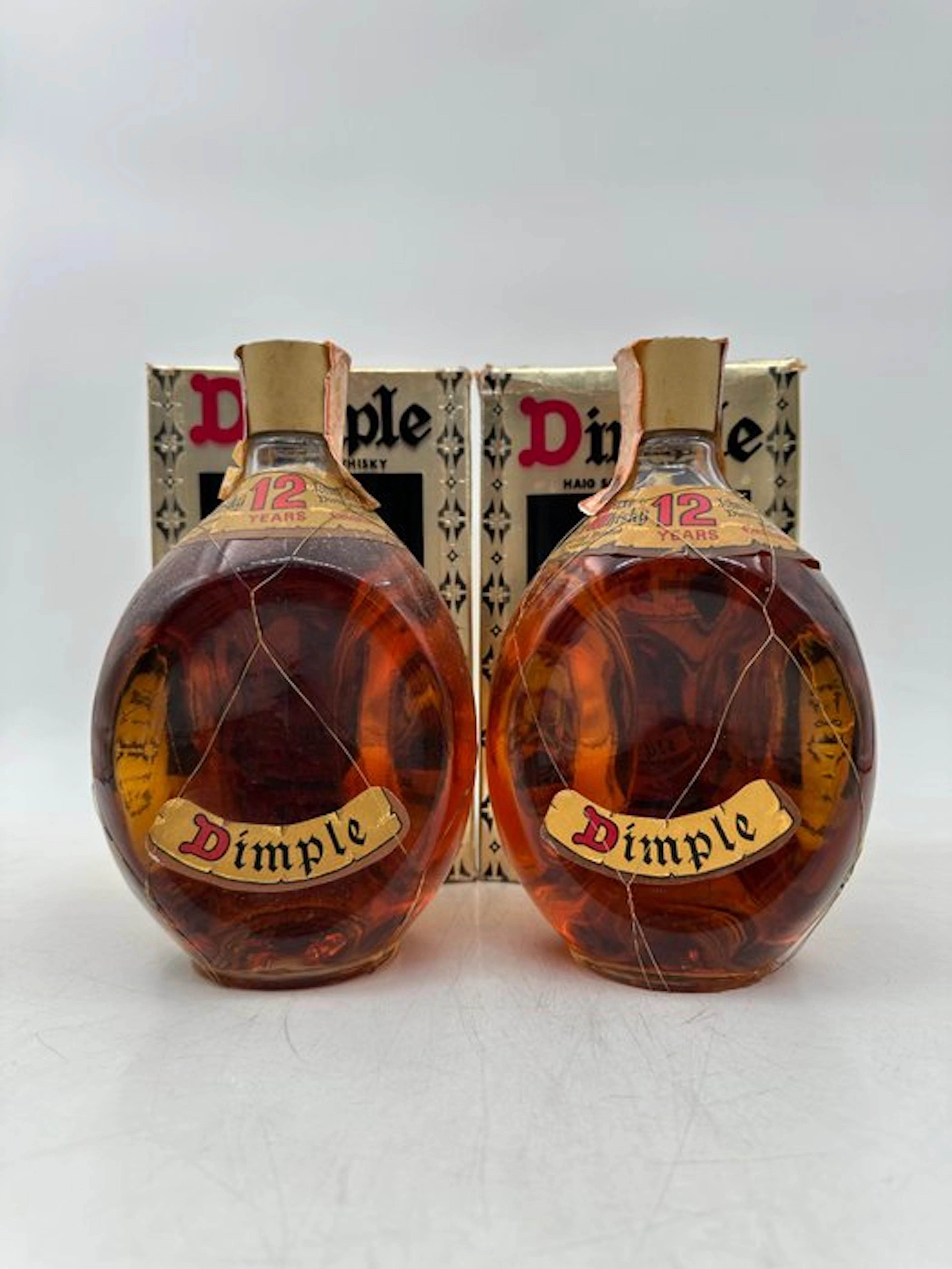 Dimple 12 years old - John Haig - b. 1970s - 75cl - 2 bottles