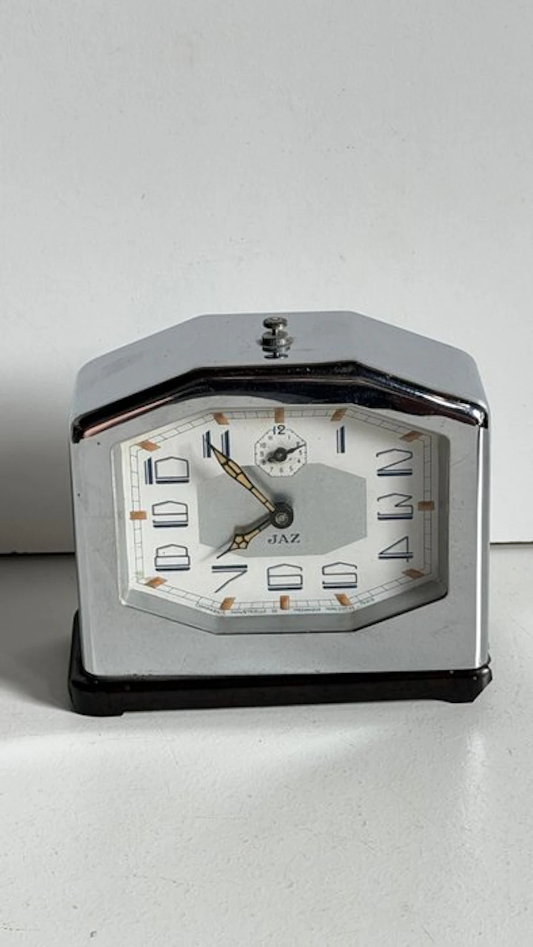 Alarm clock - JAZ - Metal, Chrome plated, Silverplated - 1930-1940