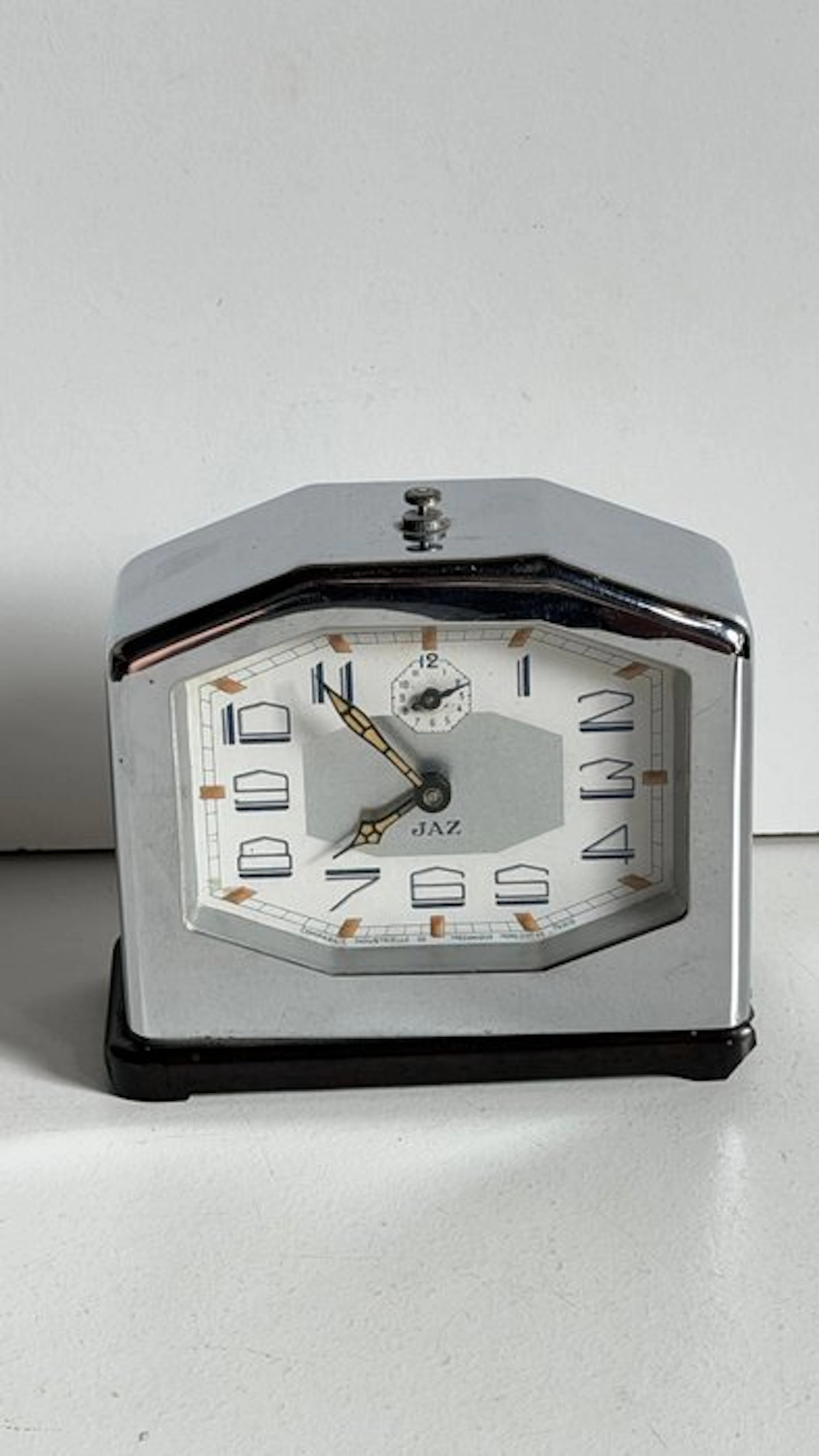 Alarm clock - JAZ - Metal, Chrome plated, Silverplated - 1930-1940