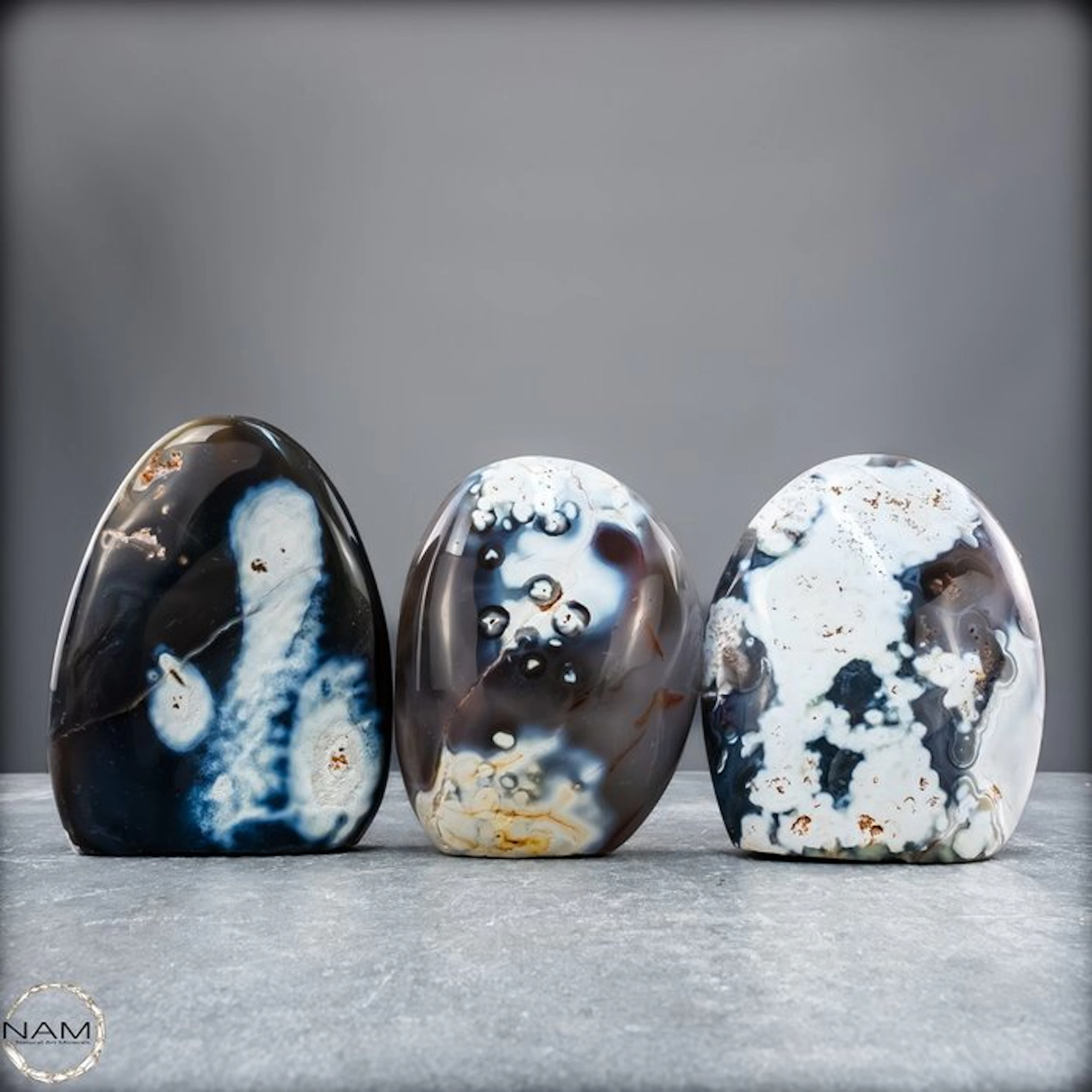 Exclusive Orca Agate Set – Powerful drawing in natural...