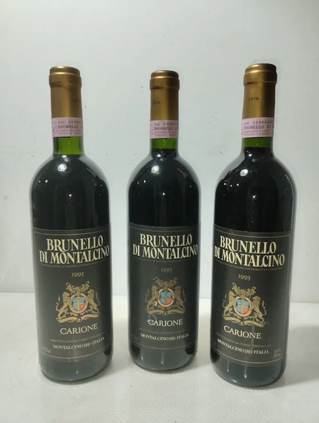 1993 Carione - Brunello di Montalcino - 3 Bottles (0.75L)