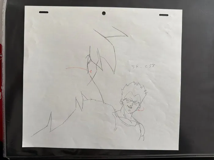 Toei Animation - 1 Original preliminary drawing - Dragon Ball GT