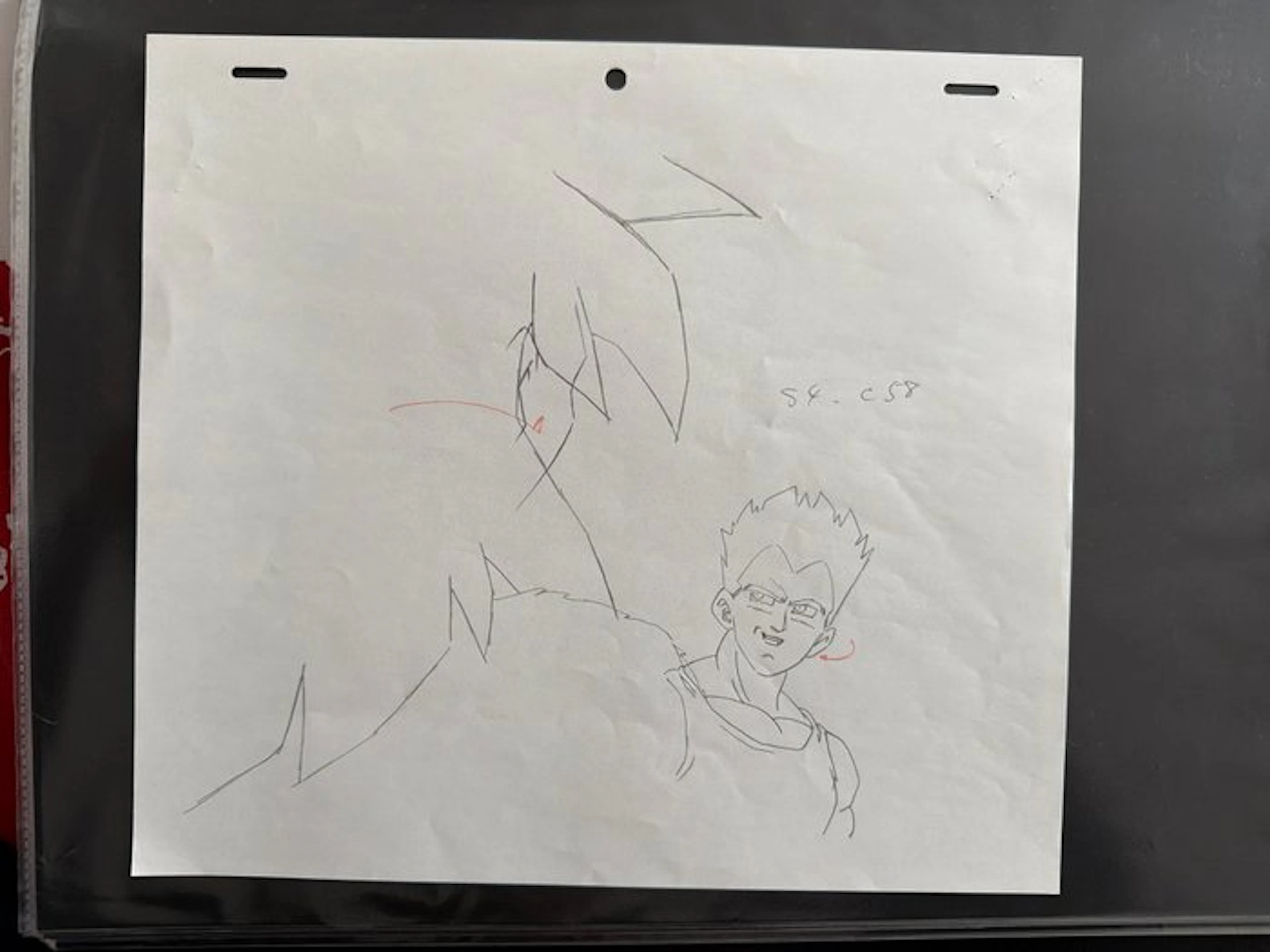 Toei Animation - 1 Original preliminary drawing - Dragon Ball GT