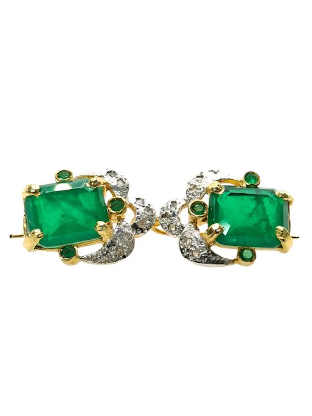 No reserve price - Earrings - 9 kt