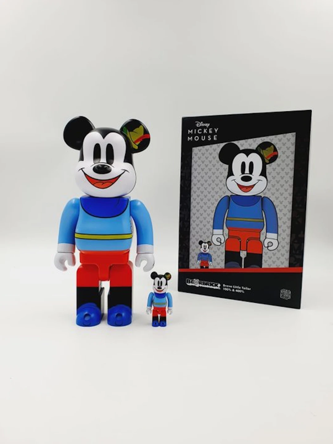 Medicom Toy x Disney - NO RESERVE Be@rbrick Mickey Mouse...
