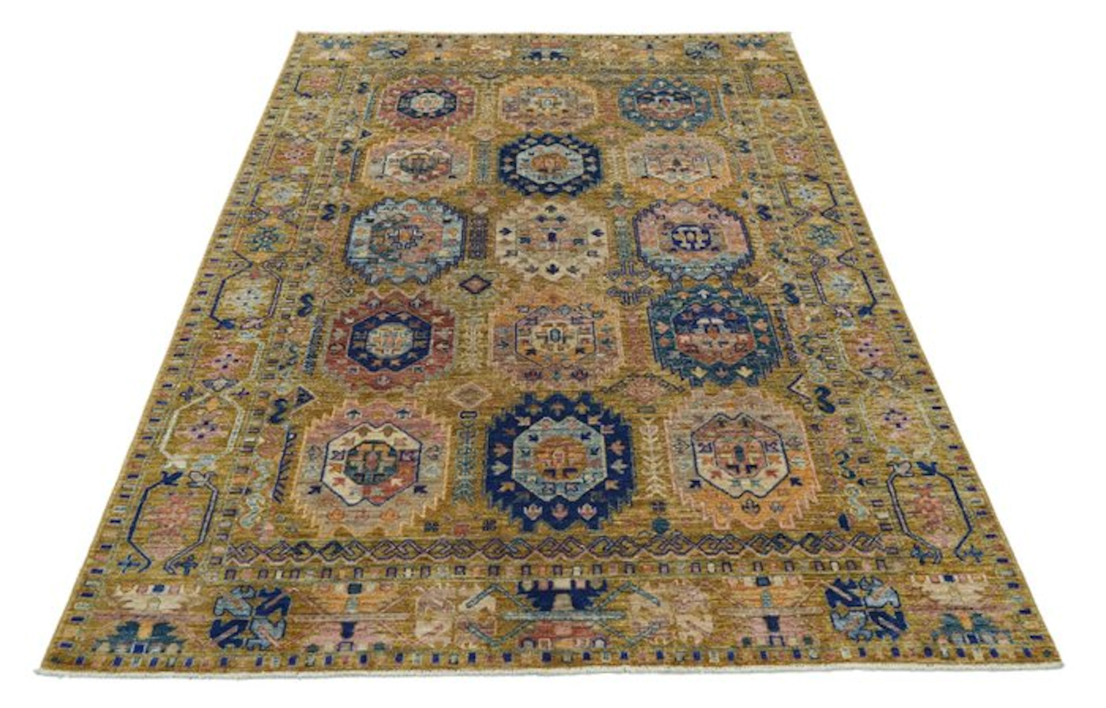 Kazak - Meisterstück - New - Carpet - 206 cm - 147 cm