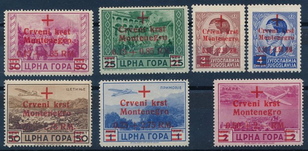 German Reich - Occupation of Montenegro 1943 - Airmail...