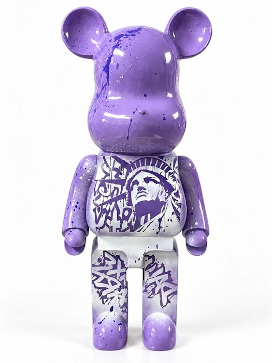 Daluxe Art - 1999 • XXL Pop Art Teddybear – 80 cm | Purple Liberty Edition