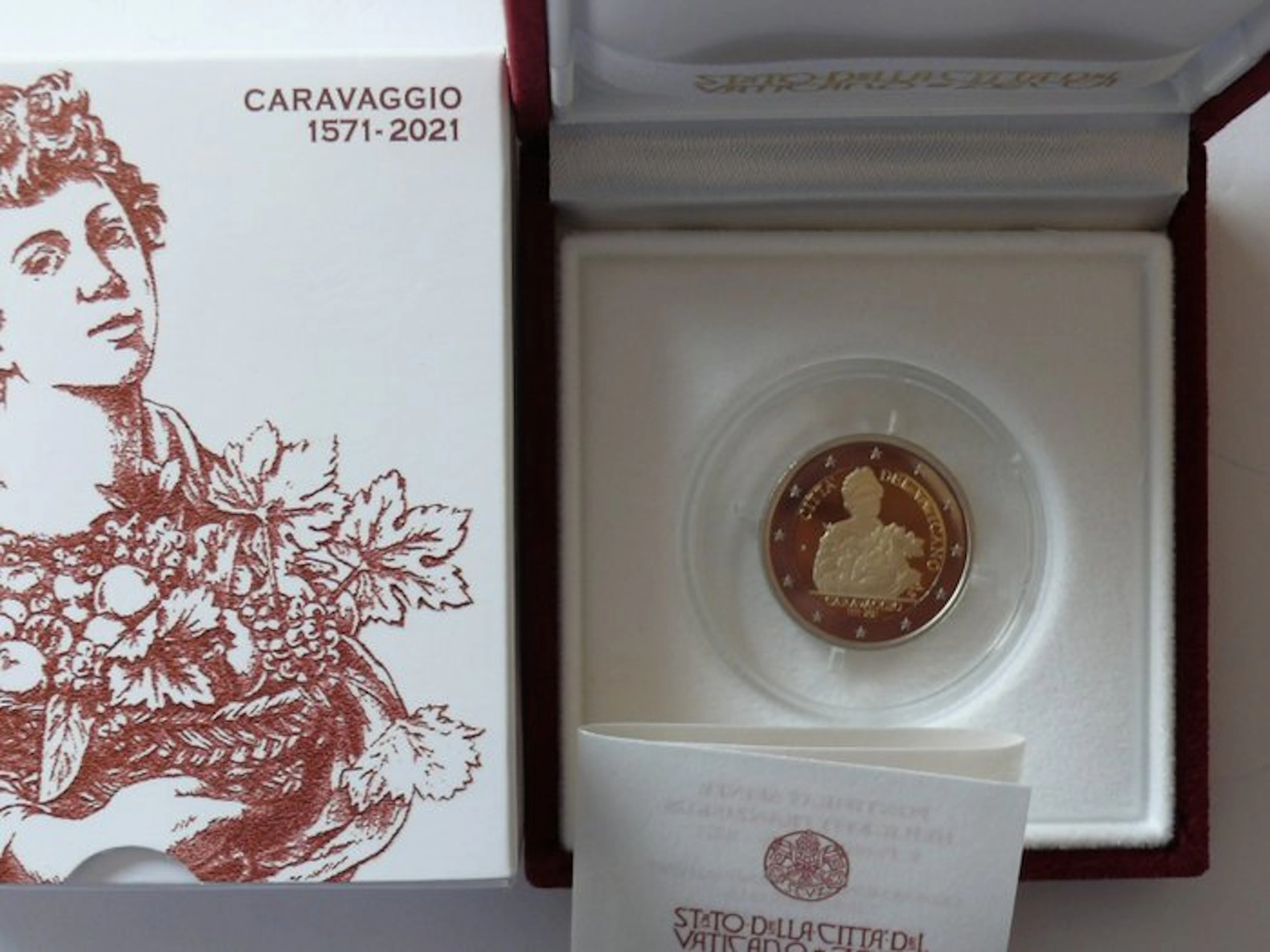 Vatican. 2 Euro 2021 "Caravaggio" Proof (No reserve price)