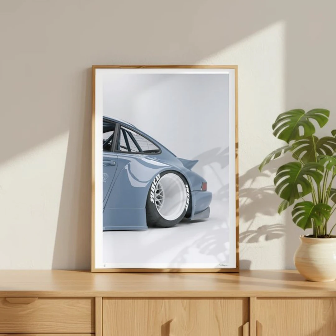 Padame ONE - Porsche Blue - 40x60 cm - Limited Edition