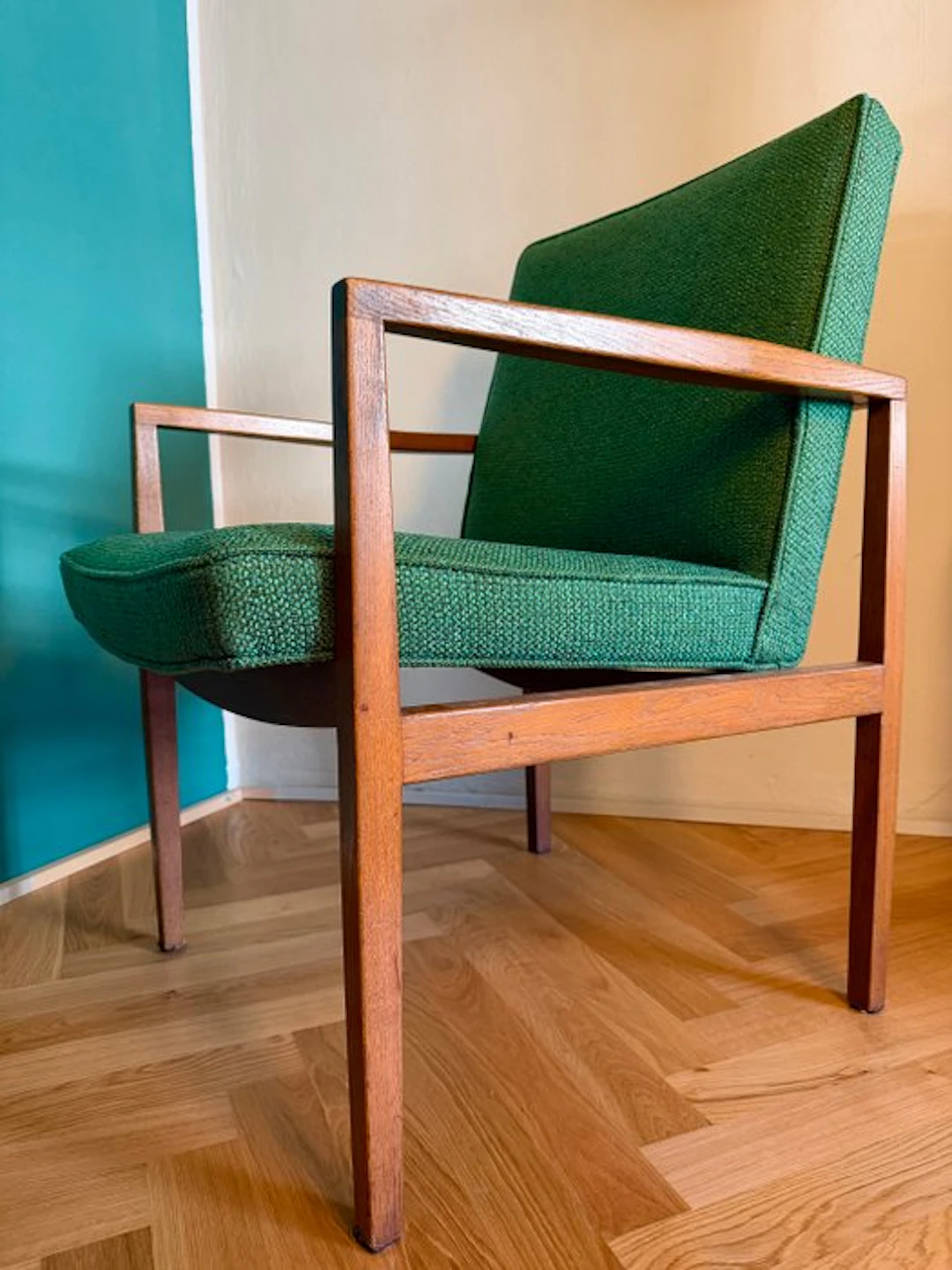 Knoll - vincent cafiero - Armchair - Walnut - Vincent Cafiero for Knoll