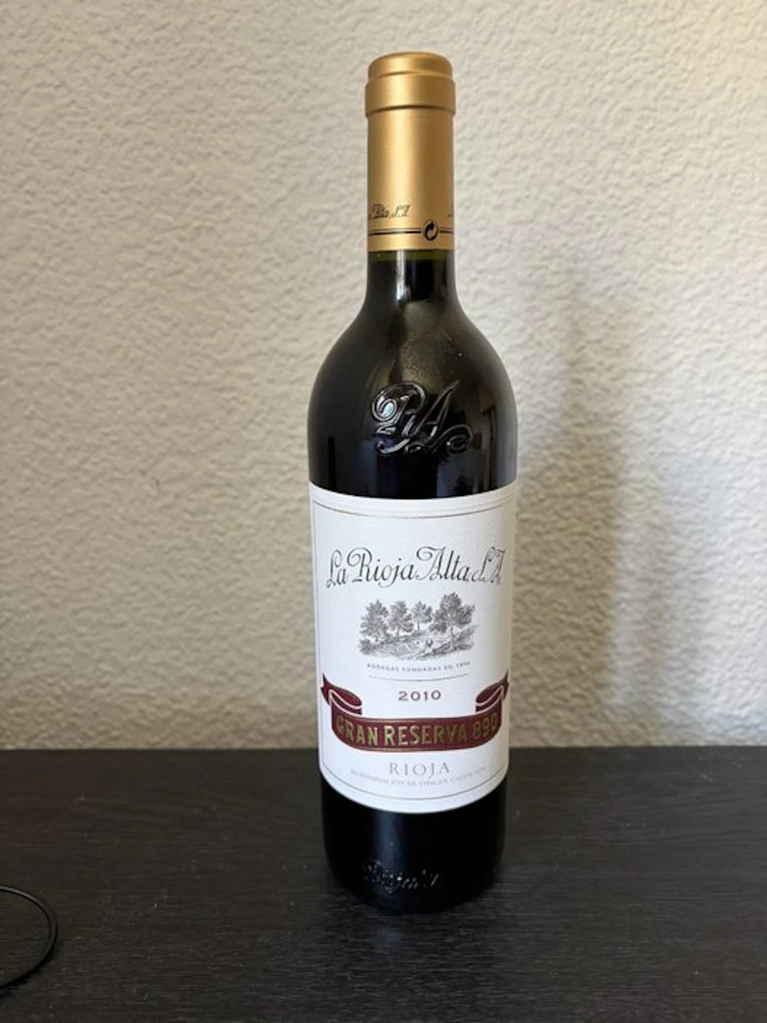 2010 La Rioja Alta, 890 - Rioja Gran Reserva - 1 Bottle (0.75L)