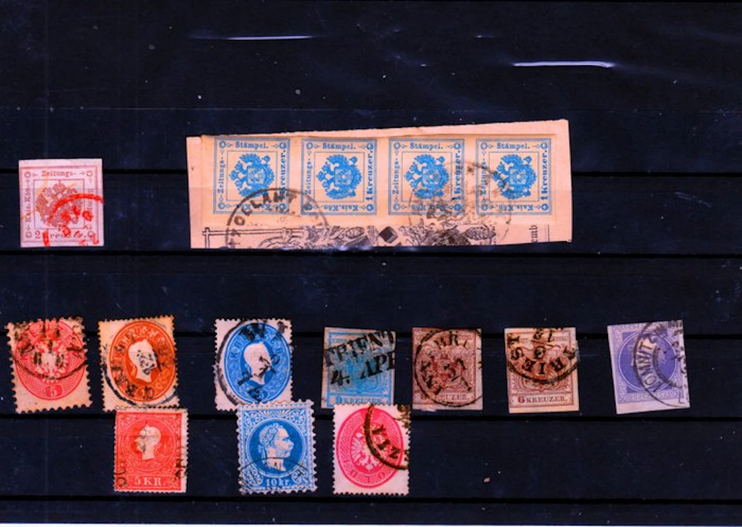 Austria 1856/1945 - Classic newspaper time stamps...