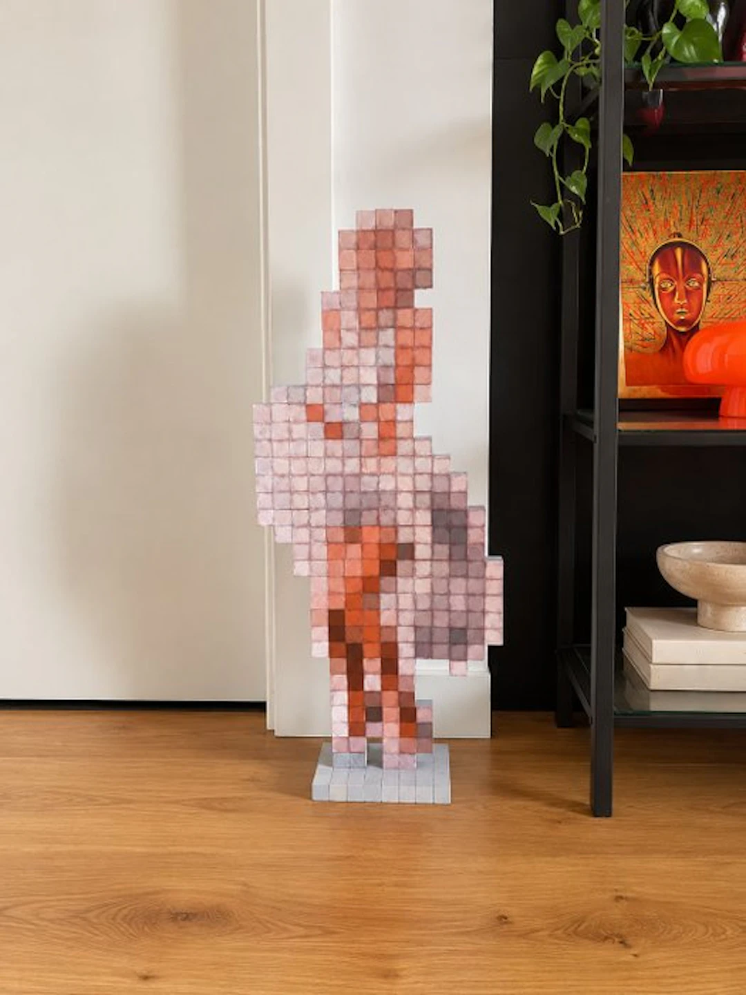 Ilo Garcia - Marilyn Monroe – Handmade Pixel Art Wooden Sculpture