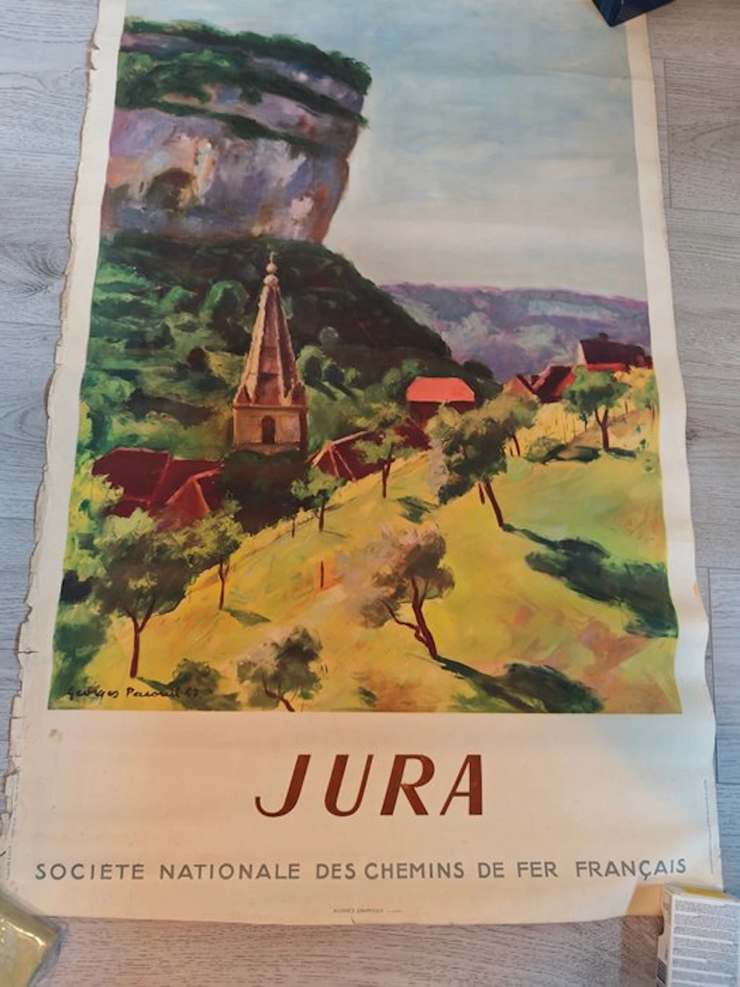 Georges Perrault - Société Nationale des Chemins de Fer Français - JURA - 1940s
