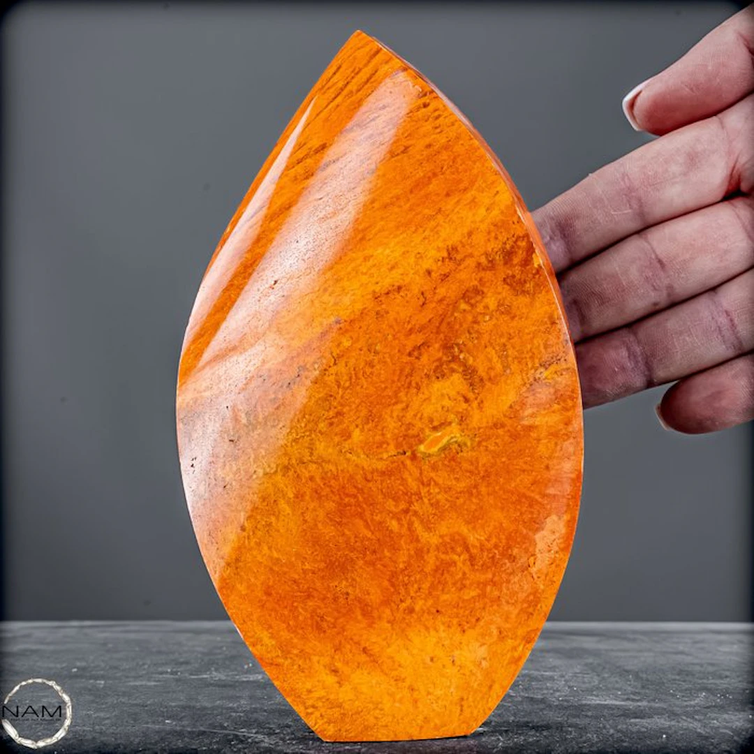 Sun Jasper Freeform from Peru – radiant energy and...