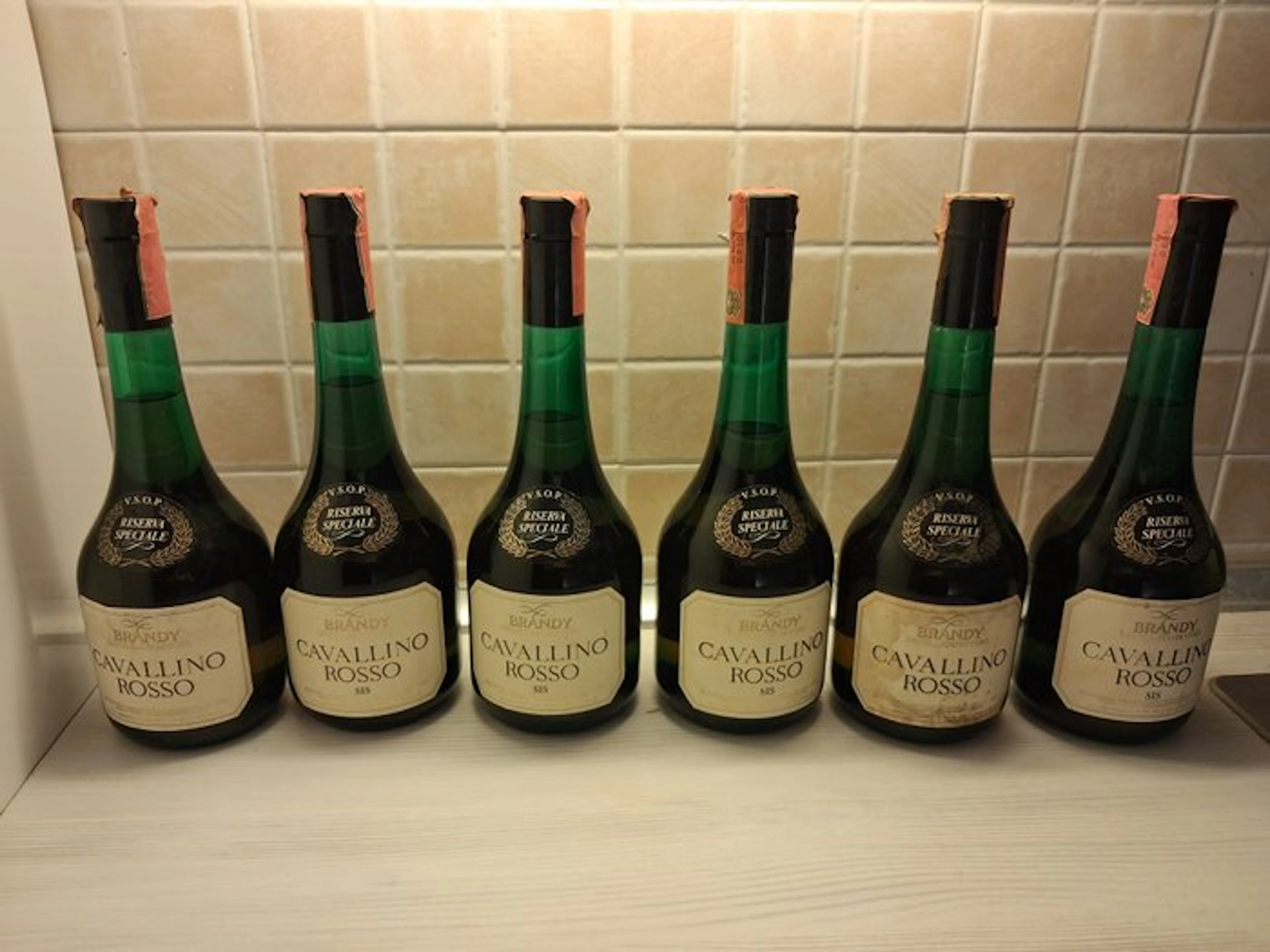 SIS - Cavallino Rosso VSOP Riserva Speciale Brandy - b. 1970s - 75cl