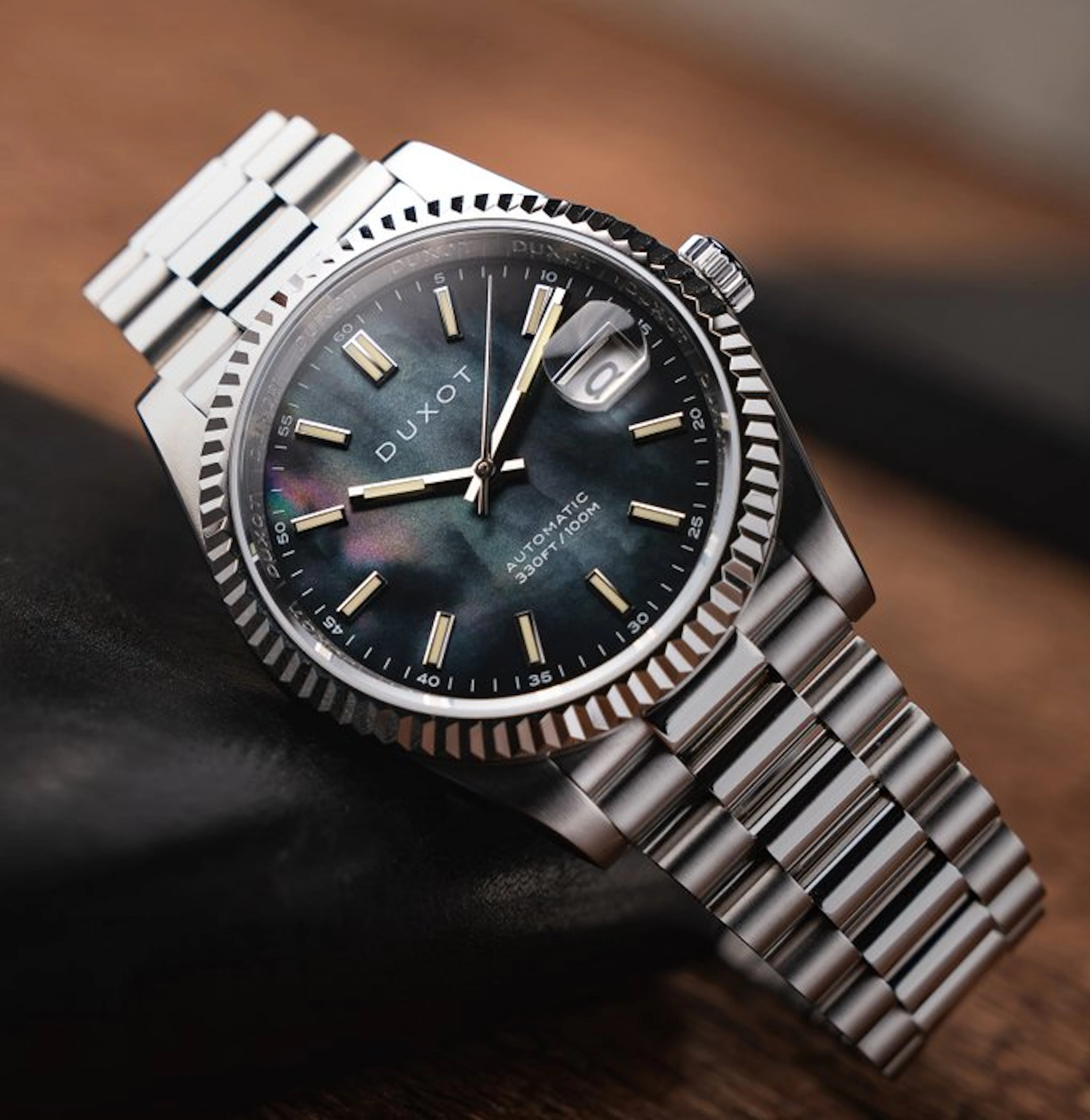 Duxot - Automatic - Aurora Aragonite - Sapphire - Date - NEW - Men - 2026