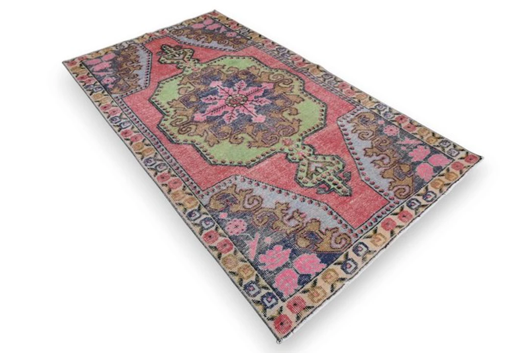 Vintage Usak - Rug - 230 cm - 130 cm - √ handmade √ certificate