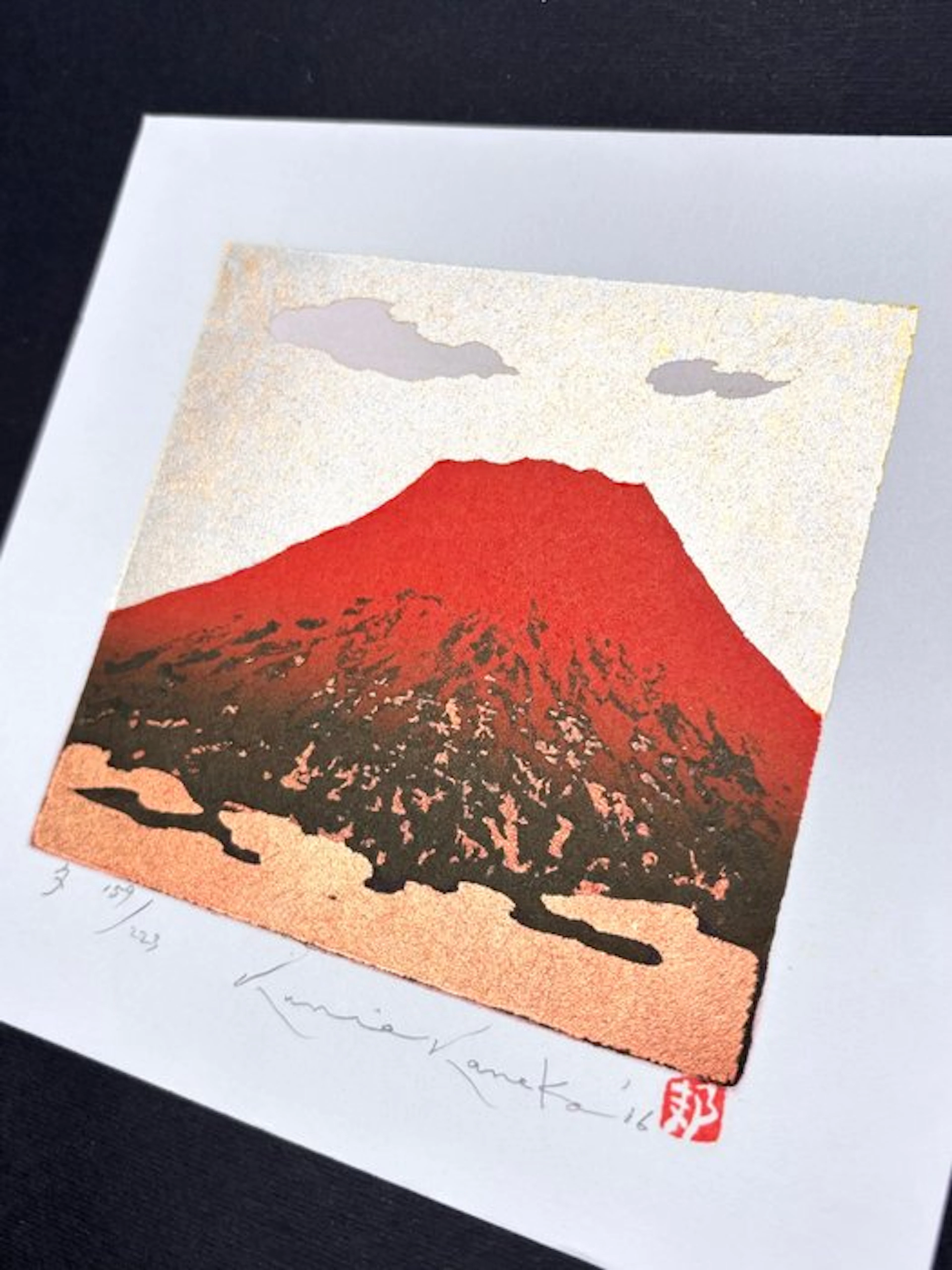 Red Mt. Fuji - “Yū 夕” (Evening) - Limited 159/223...