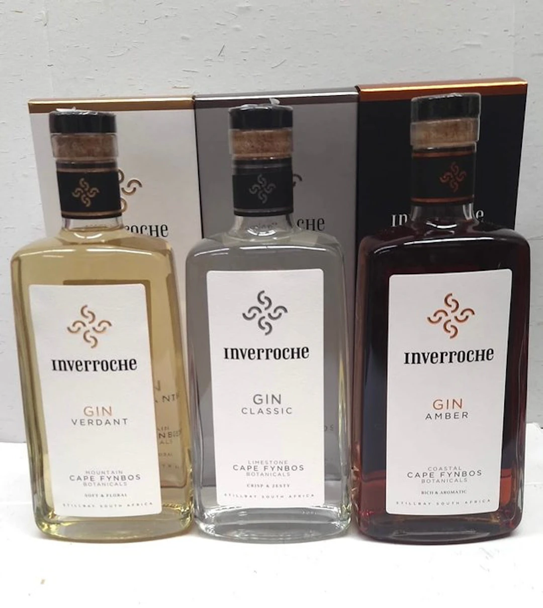 Inverroche - Verdant, Classic + Amber - 700ml - 3 bottles