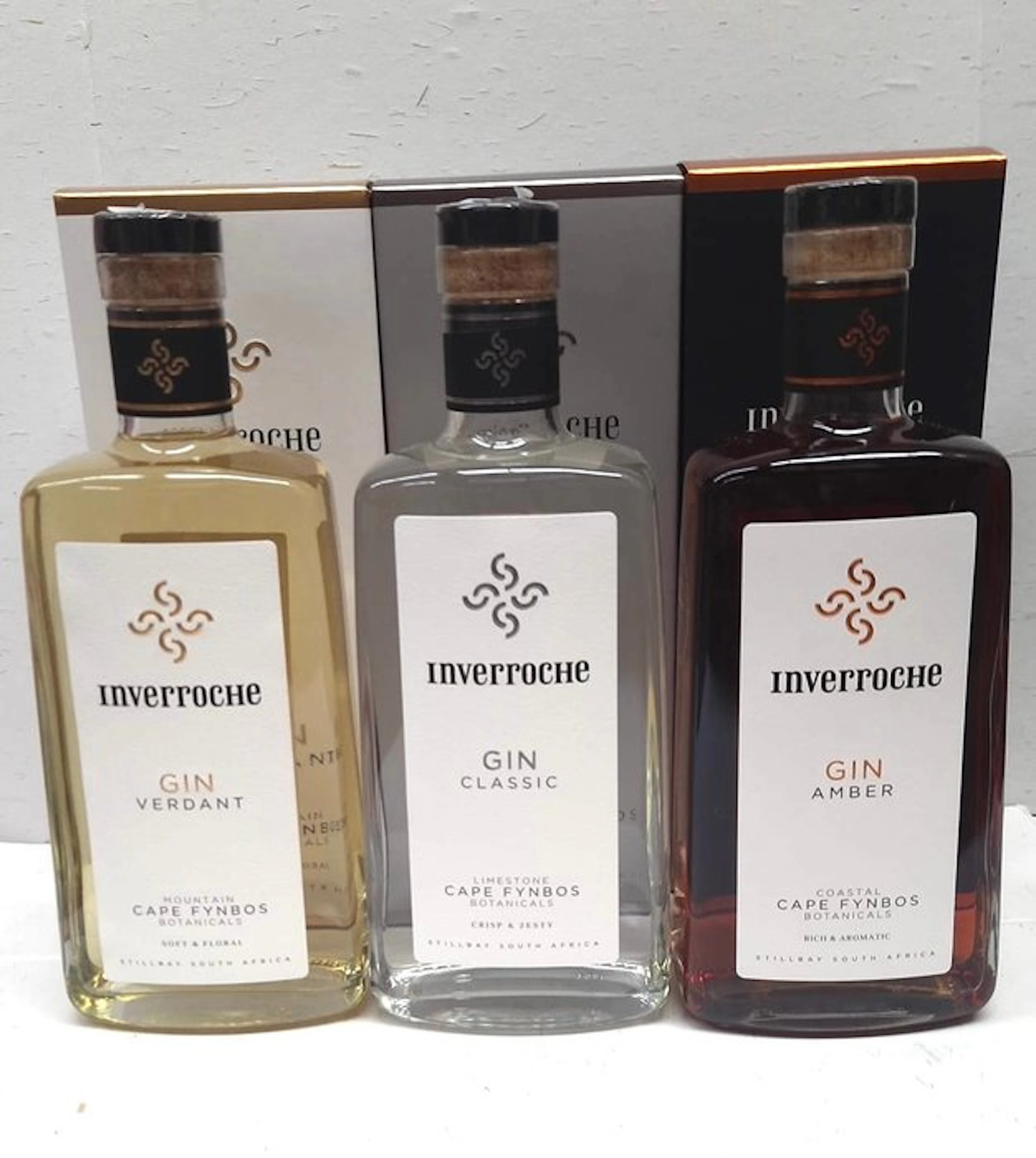 Inverroche - Verdant, Classic + Amber - 700ml - 3 bottles