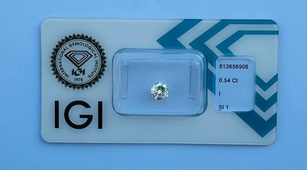 No reserve price - 1 pcs Diamond (Natural) - 0.54 ct...