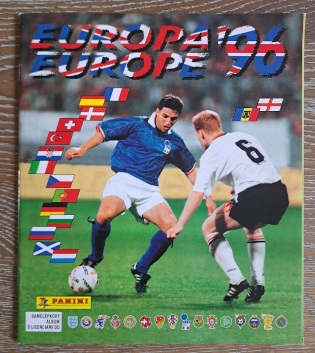 Panini European Championship England 96 - Slowakian...